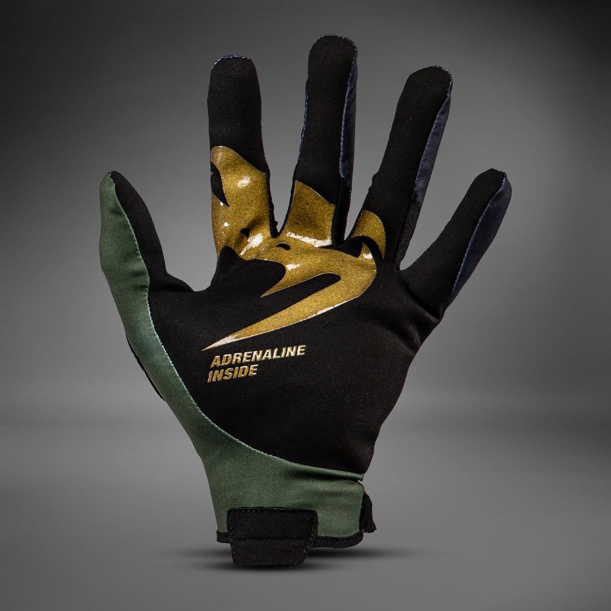 Venum MX Summer Motorbike Gloves - Black/Green/Gold