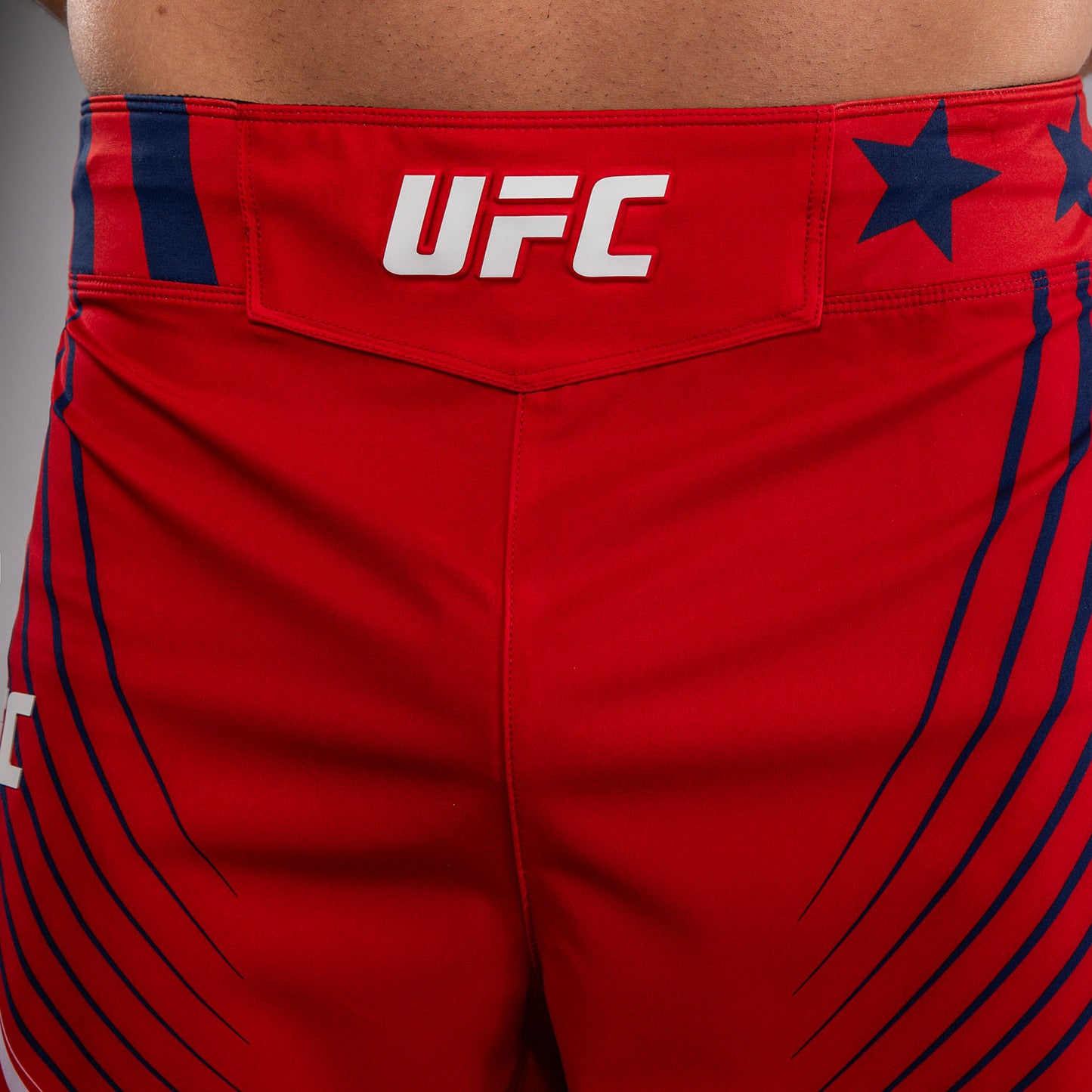 Men's Official UFC Freedom 250 by Venum Red Personalized Authentic Fight Night Short Fit Fight Short