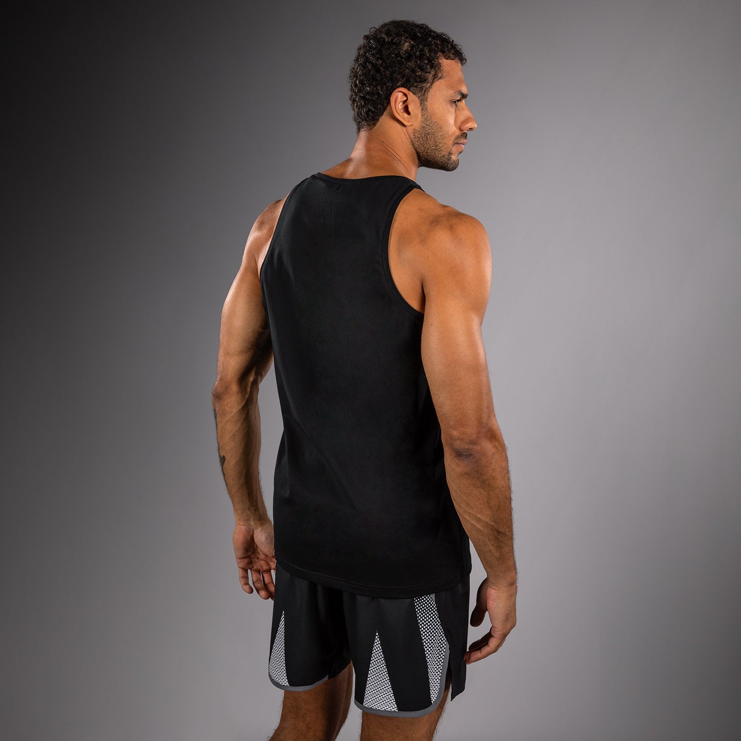 Venum Adrenaline Tank Top - Black/Silver Grey