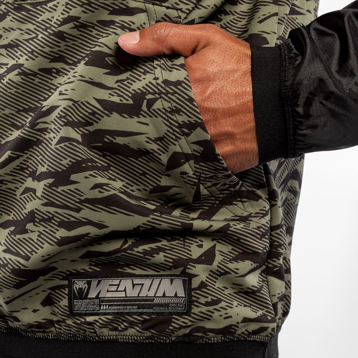 Venum Laser XT Hoodie – Black/Forest Camo