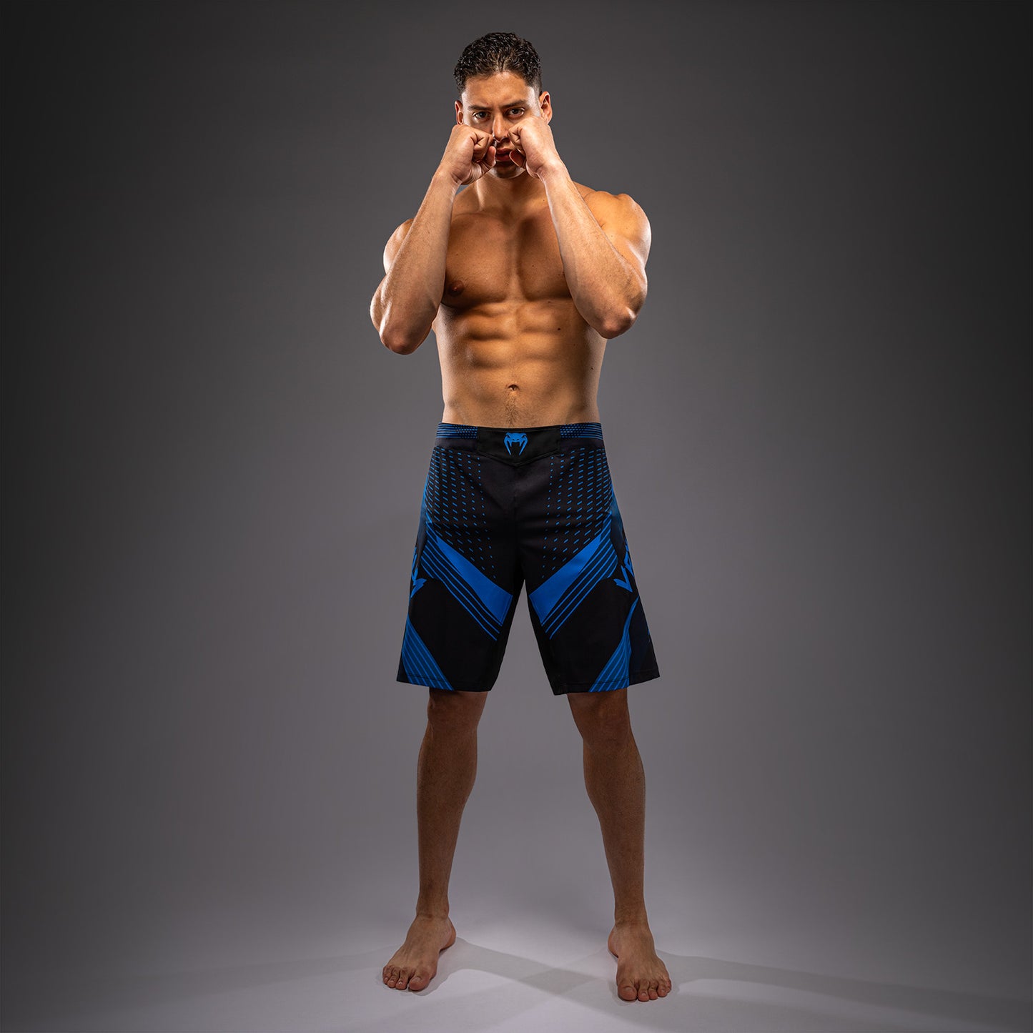Venum No-Gi 6.0 Fight Shorts - Black/Blue
