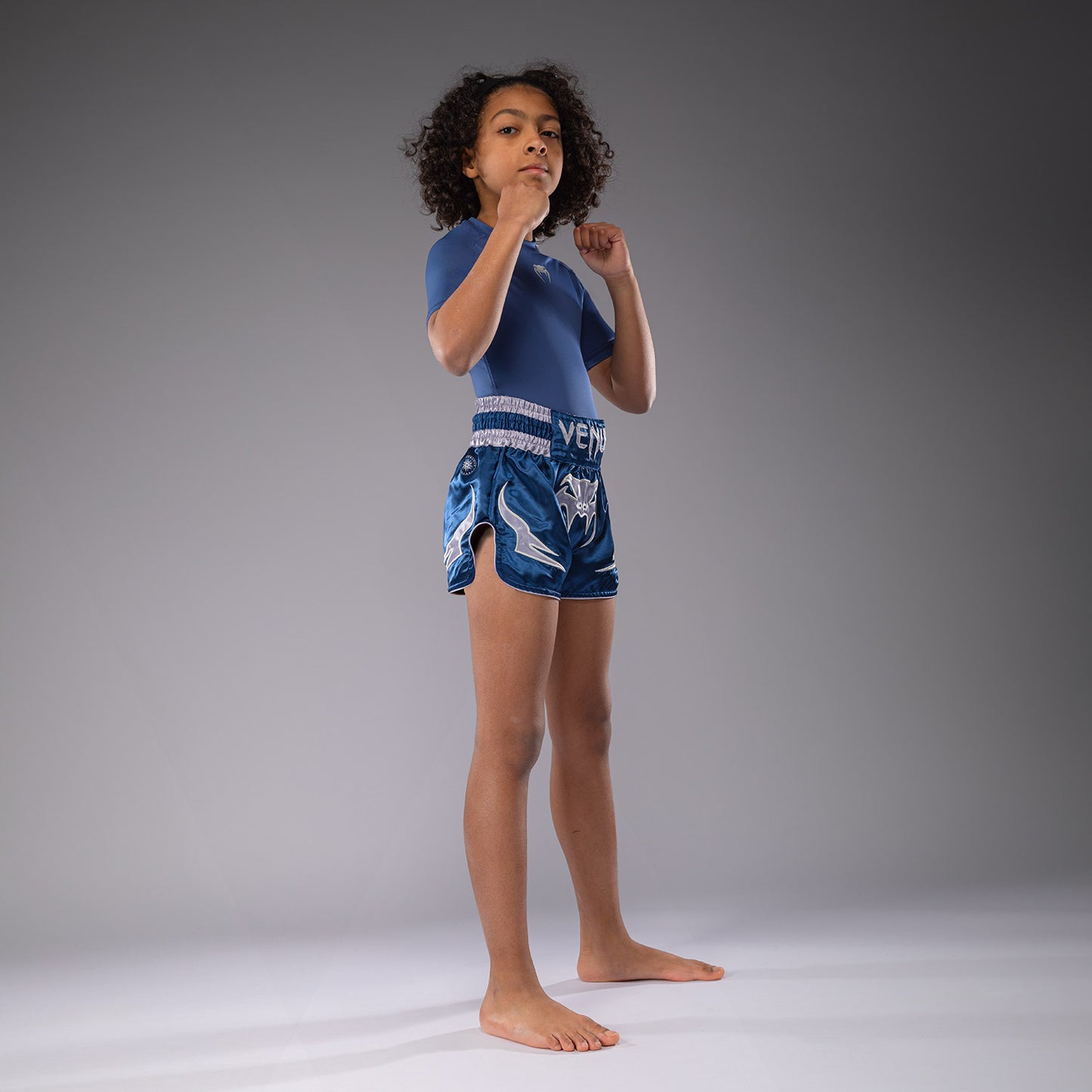 Venum Inferno Kids Thai Shorts - Royal Blue