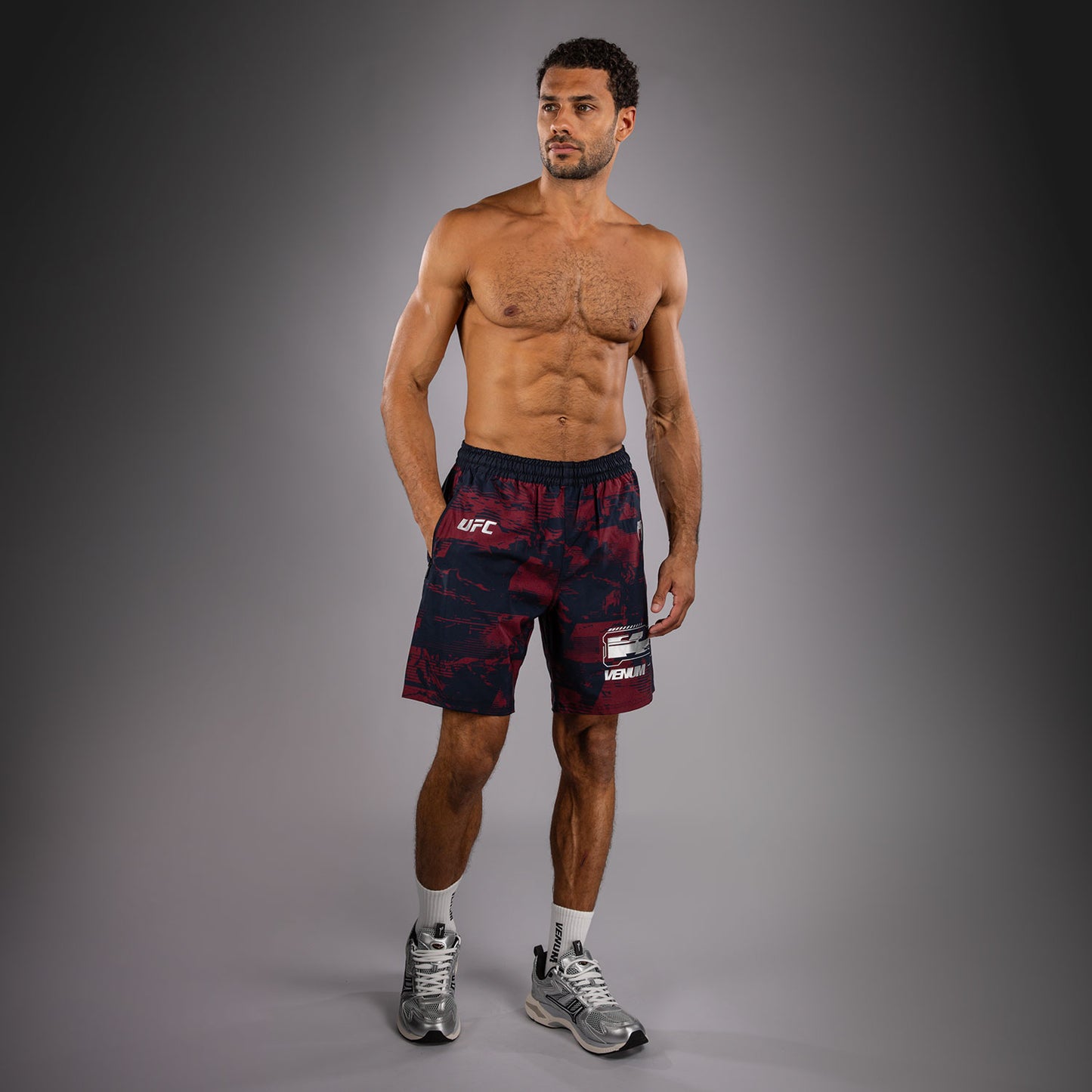 Men’s UFC Zenith by Venum Burgundy Authentic Fight Week Performance Short