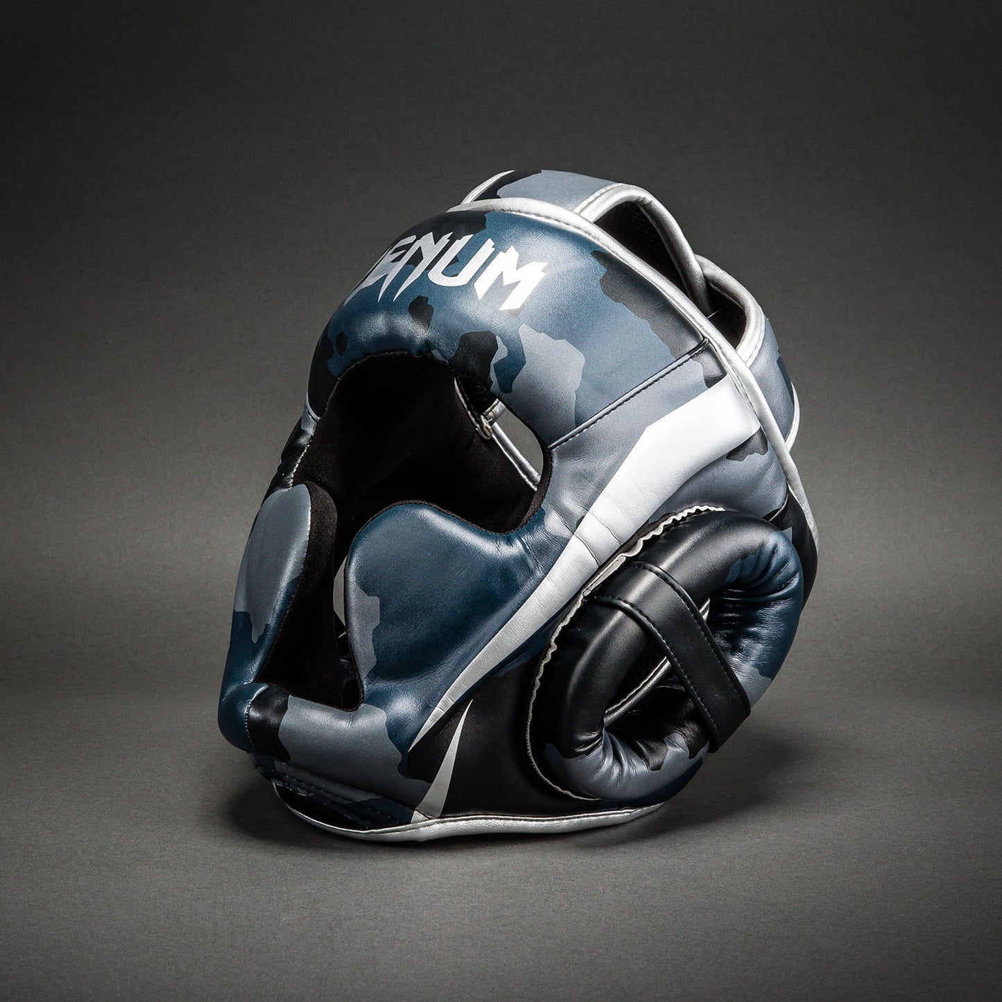 Venum Elite Camo Headgear - Dark Navy/Blue