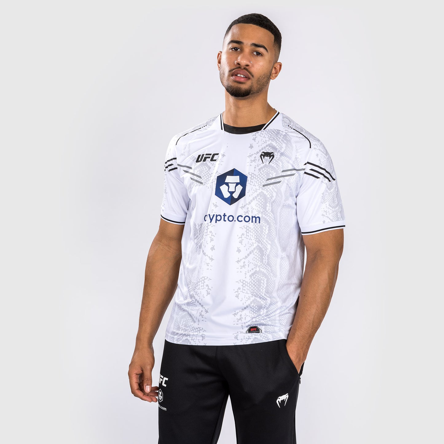 UFC Adrenaline by Venum Authentic Fight Night Menâ€™s Walkout Jersey - White