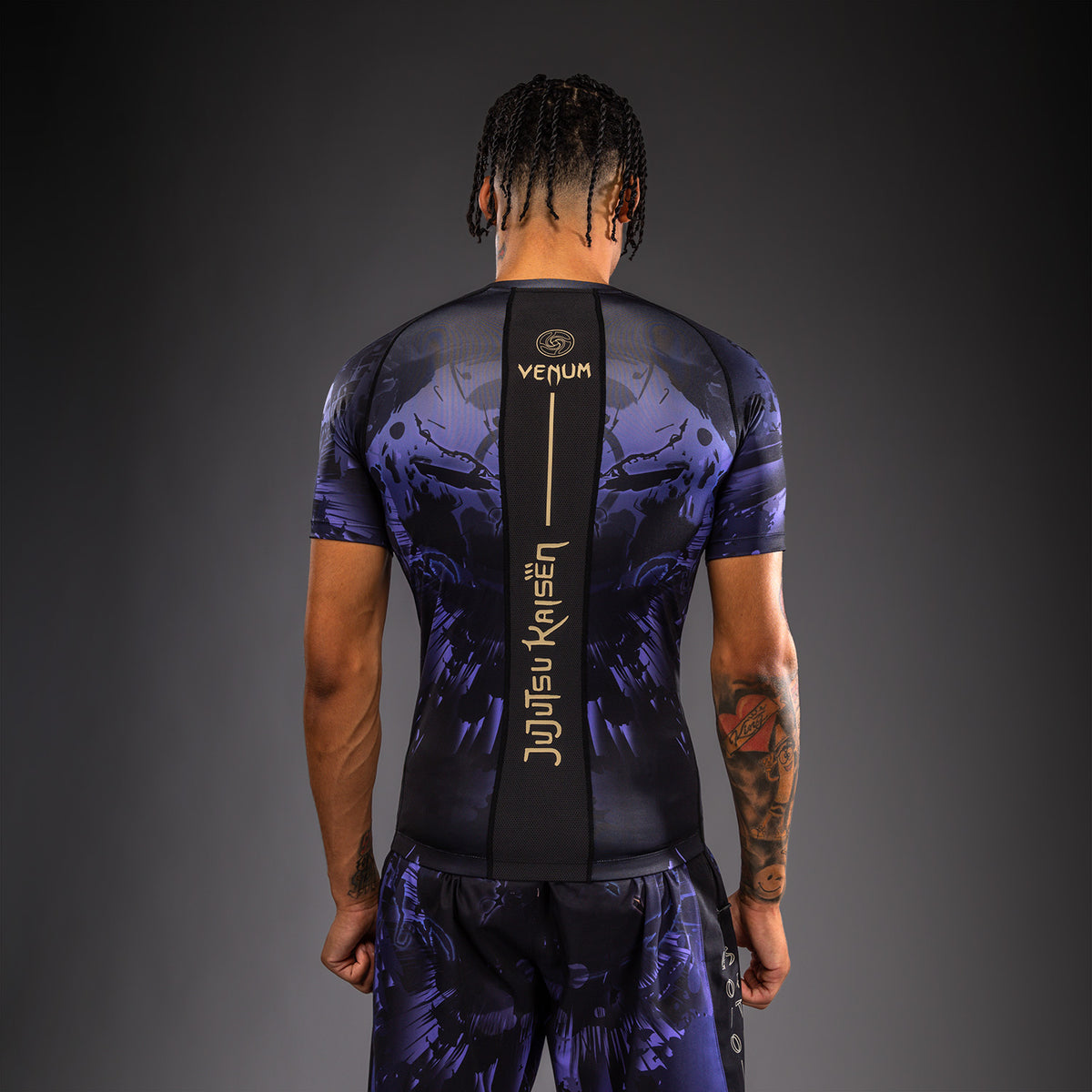 Jujutsu Kaisen x Venum Gojo Short Sleeve Rashguard - Purple