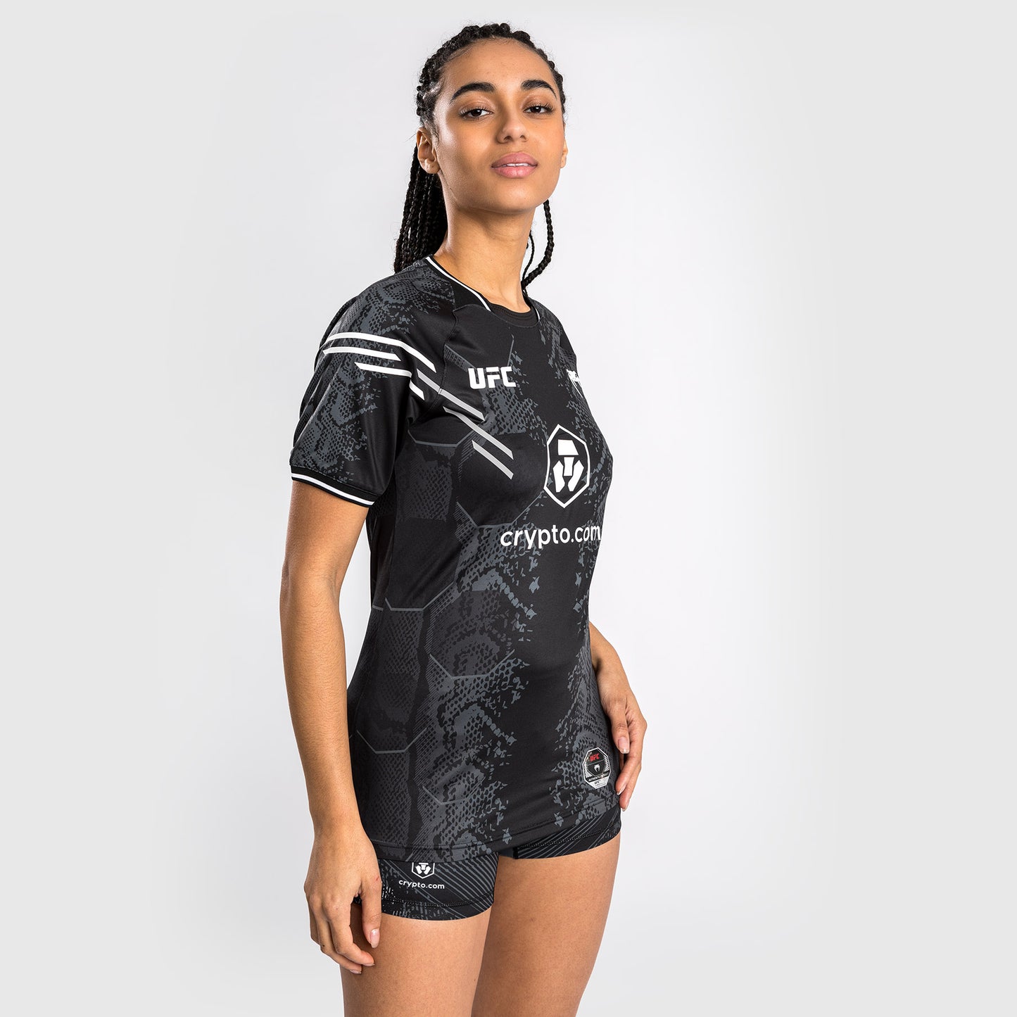 UFC Adrenaline by Venum Personalized Authentic Fight Night Women's Walkout Jersey - Black