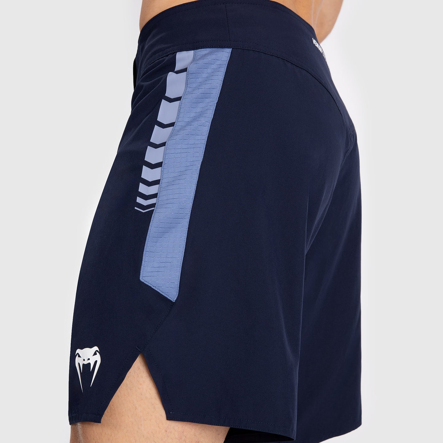 Venum Tempest Men's Fight Shorts - Navy Blue/Blue