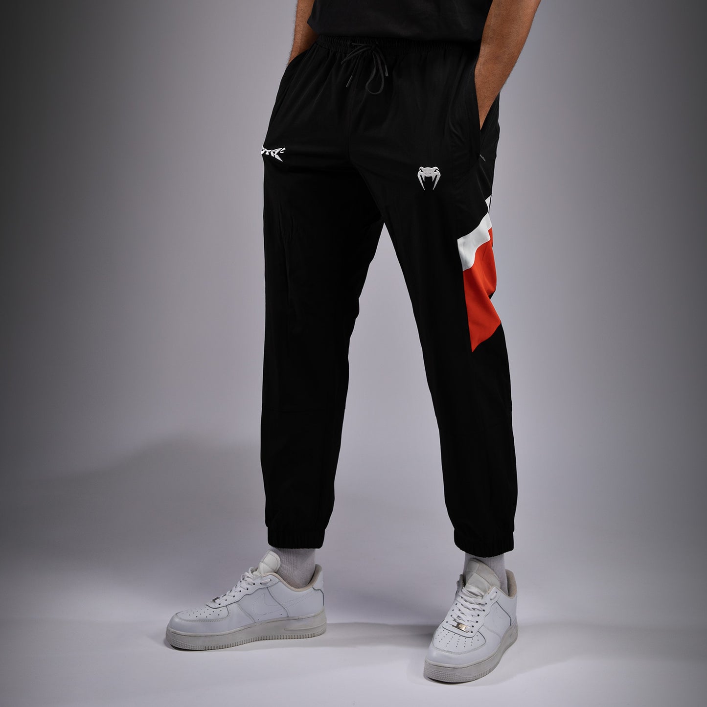 Venum x DTR Fight Attack 90 Tracksuit Pants - Black/Orange