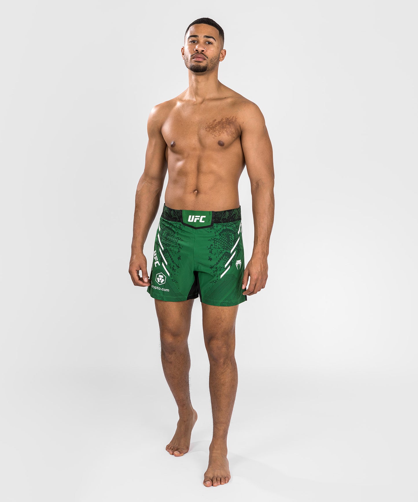 UFC Adrenaline by Venum Personalized Authentic Fight Night Men's Fight Short - Short Fit - Green