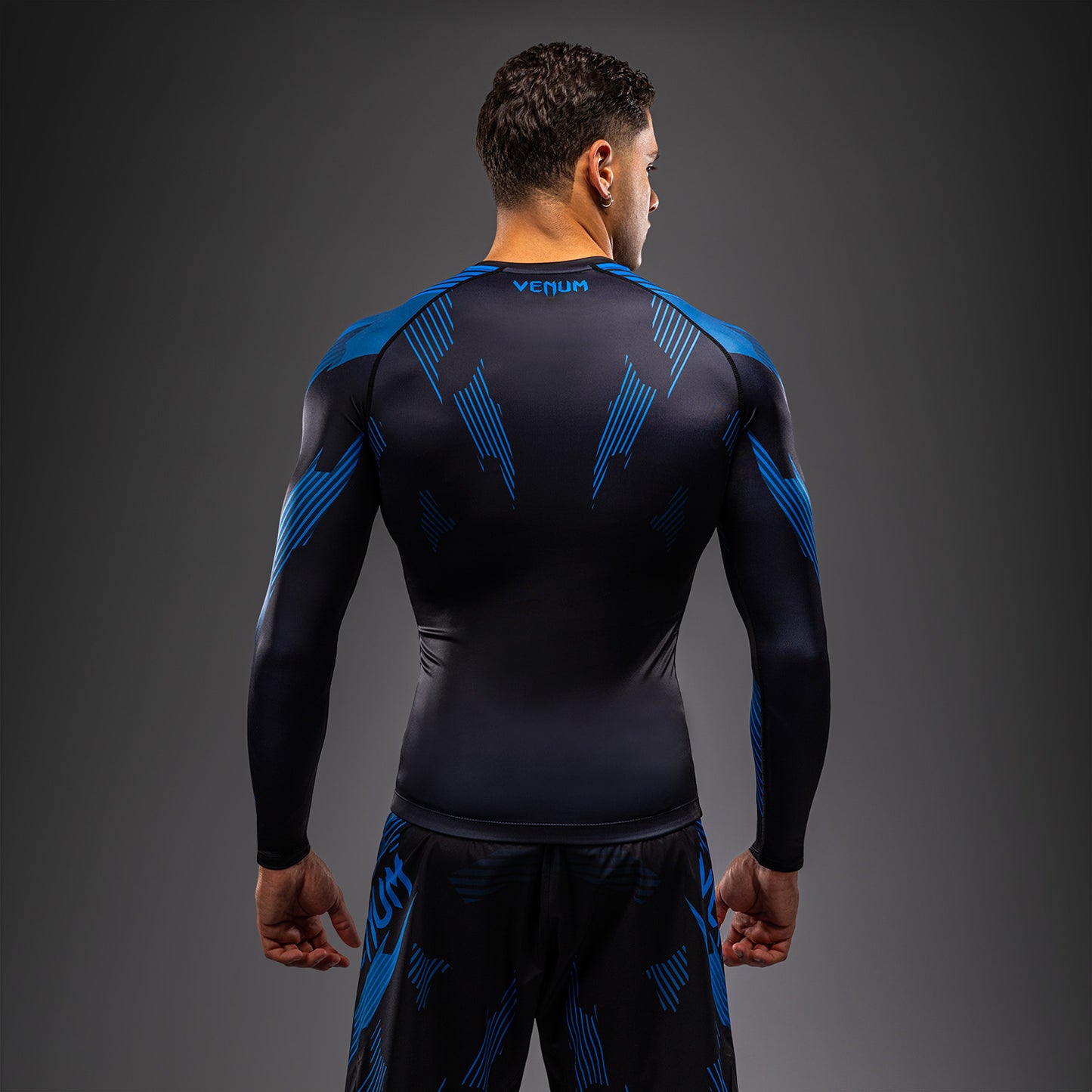 Venum No-Gi 6.0 Long Sleeve Rashguard - Black/Blue
