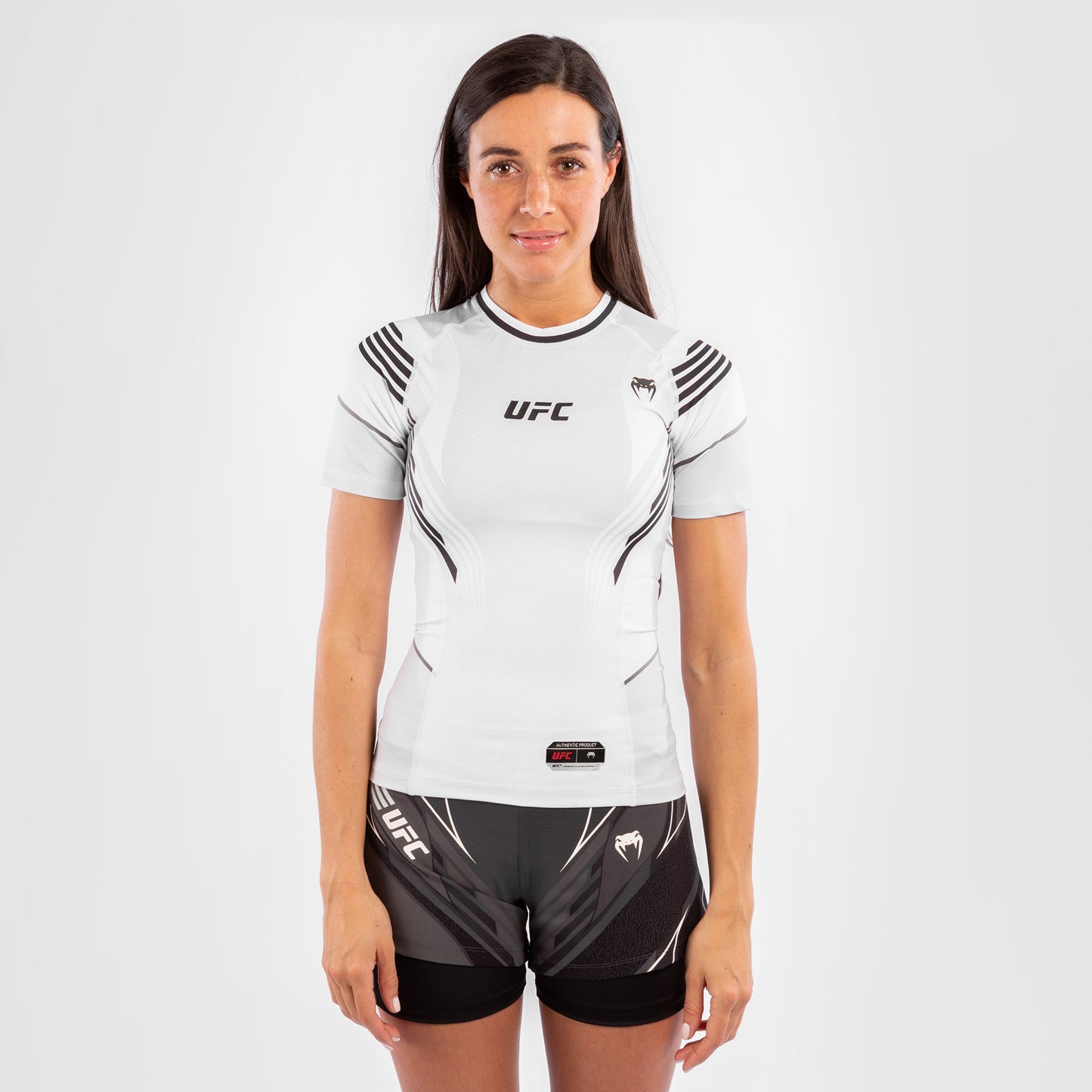 UFC Venum Authentic Fight Night Women's Rashguard - White