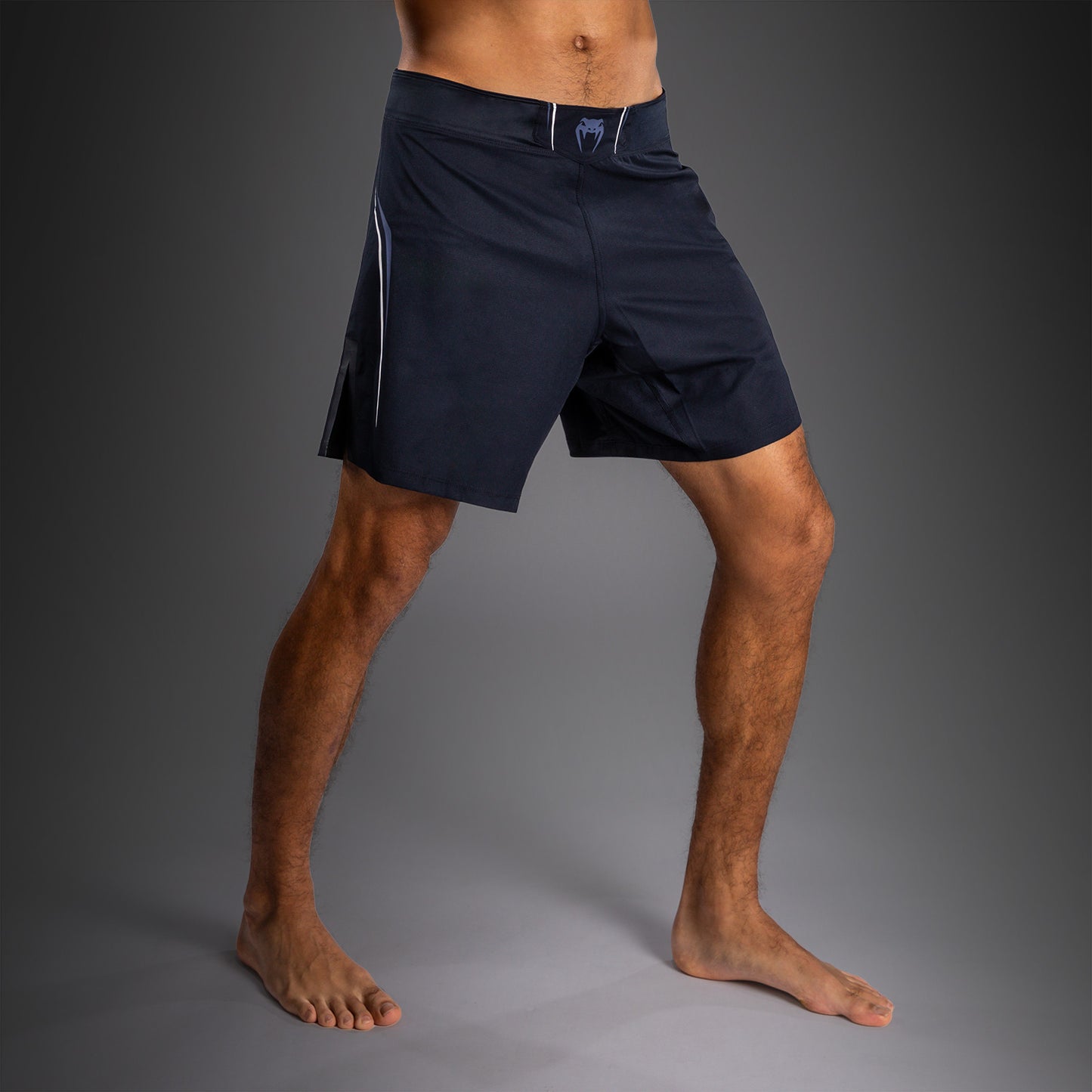 Venum G-Core Fight Shorts - Navy Blue/White