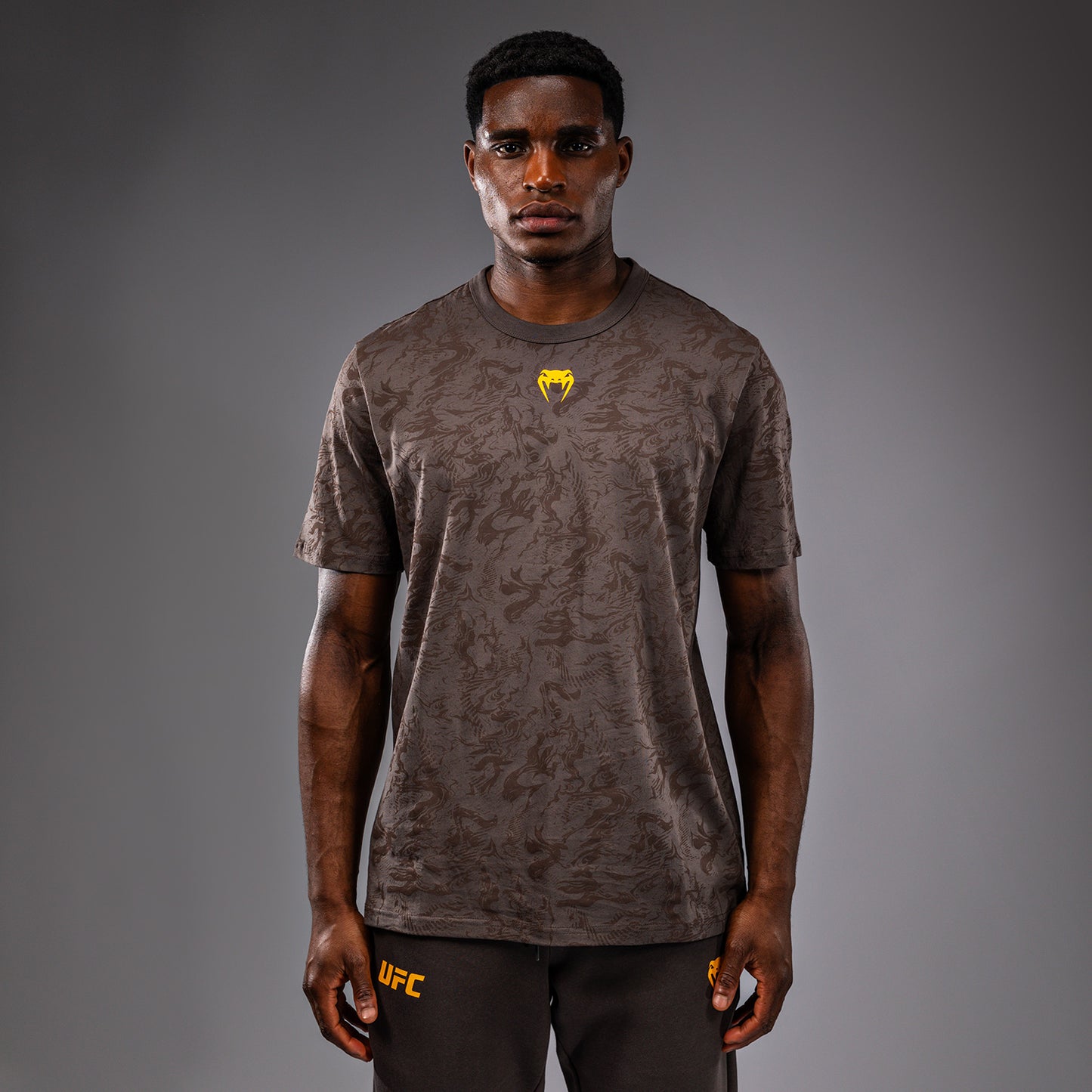 UFC Fusion by Venum Fight Week Men’s Short Sleeve T-Shirt - Earthen Brown
