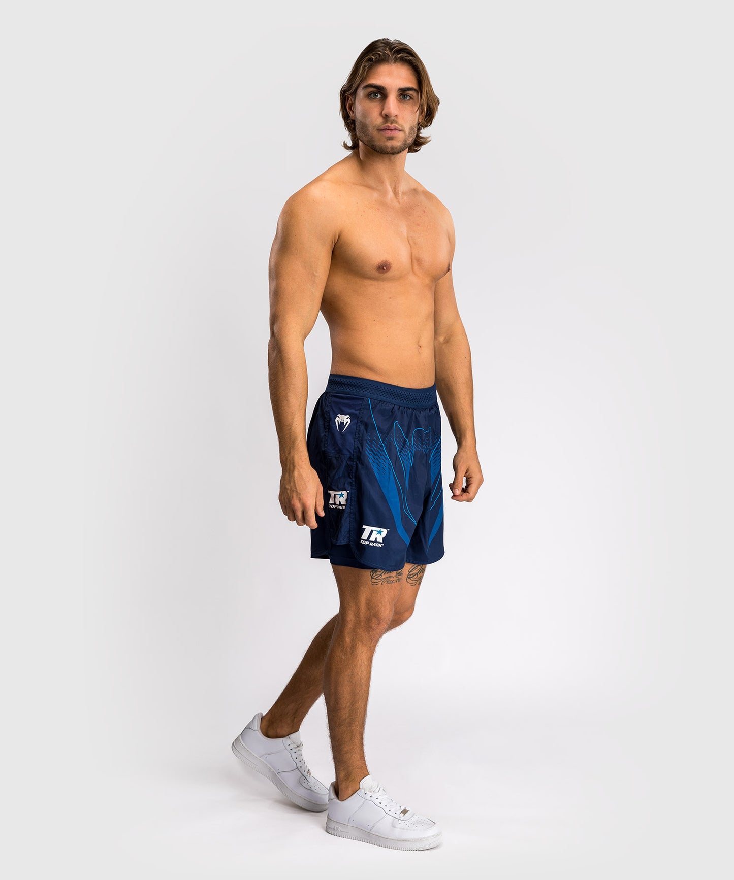 Venum x Top Rank Original Men's Training Shorts - Navy Blue