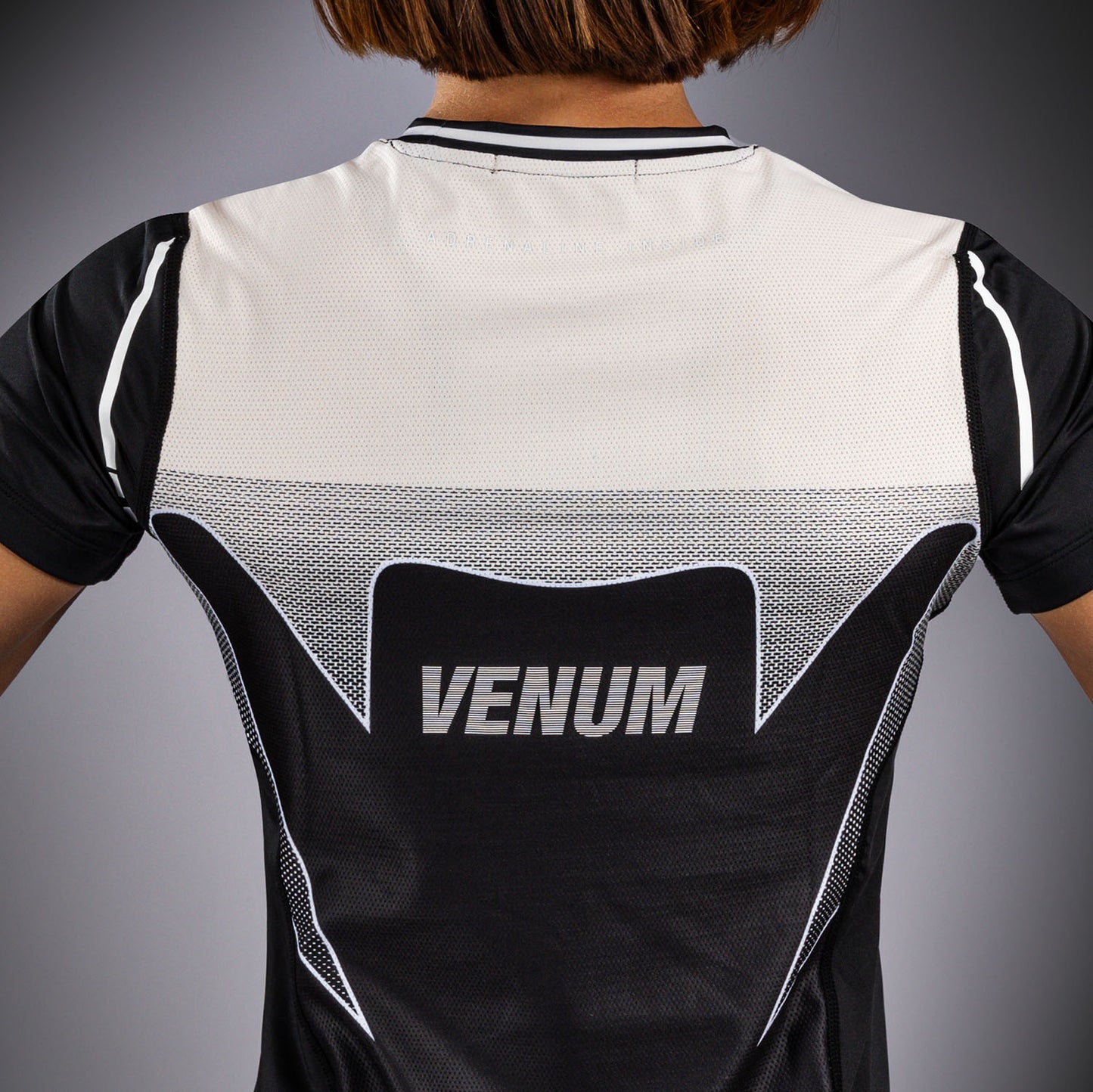 Venum Adrenaline Women's Dry-Tech T-Shirt - Black/ Ivory