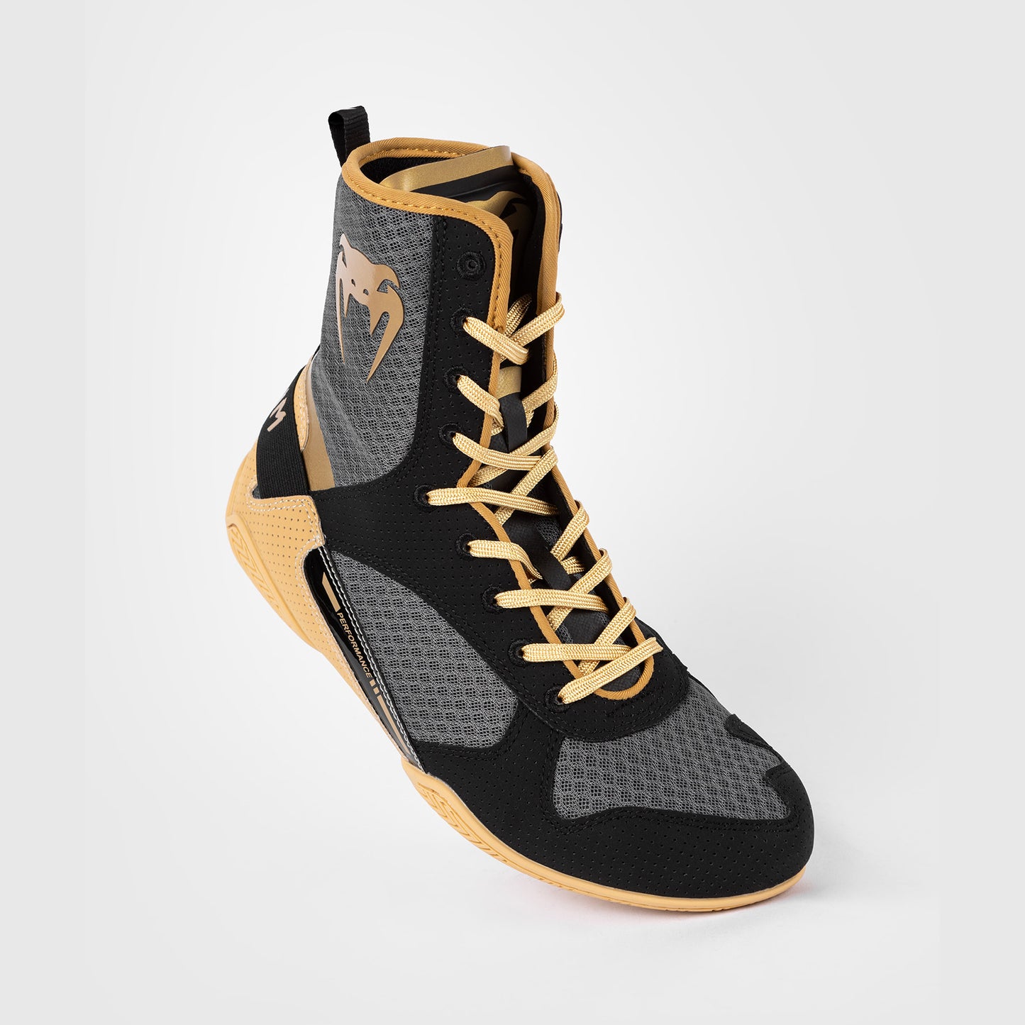 Venum Elite Boxing Shoes - Black/Beige