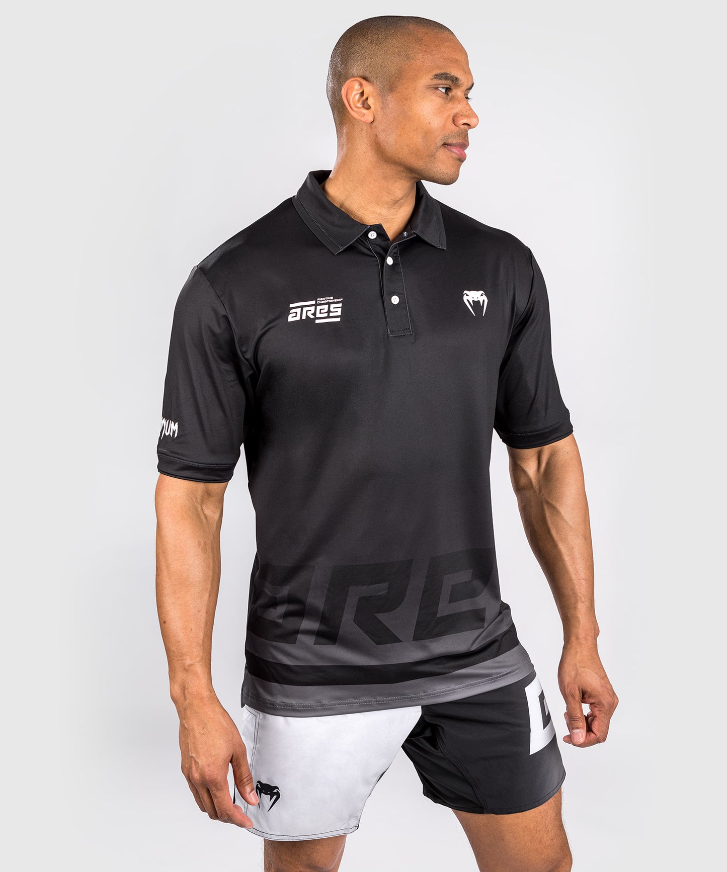 Venum x Ares Dry Tech Polo Shirt - Black