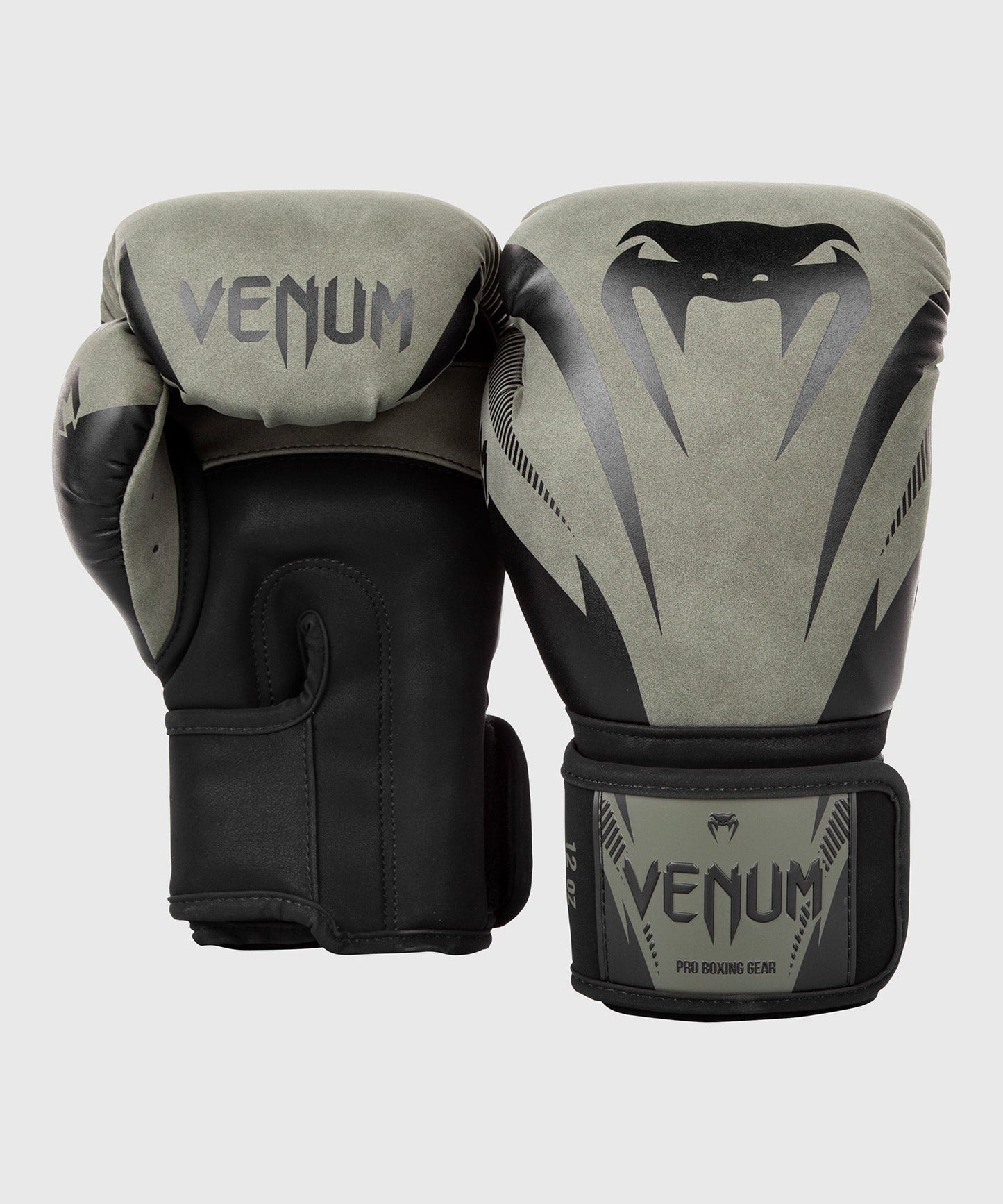 Venum Impact Boxing Gloves - Khaki/Black