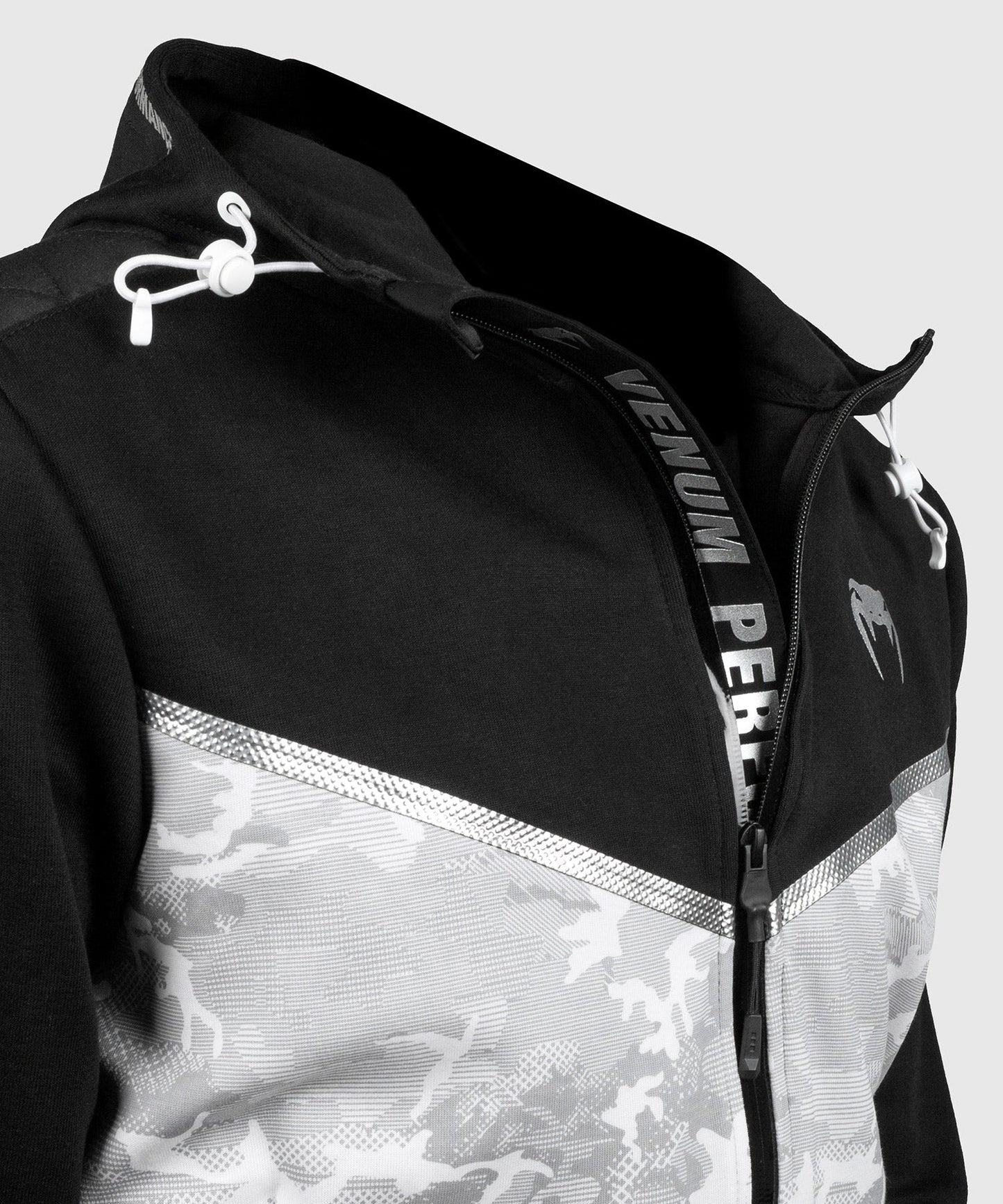 Venum Laser Evo Hoodie - White/Black