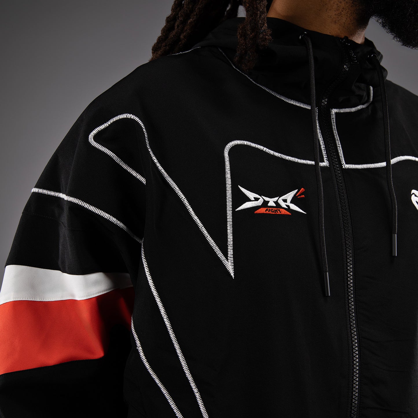 Venum x DTR Fight Attack 90 Tracksuit Jacket - Black/Orange