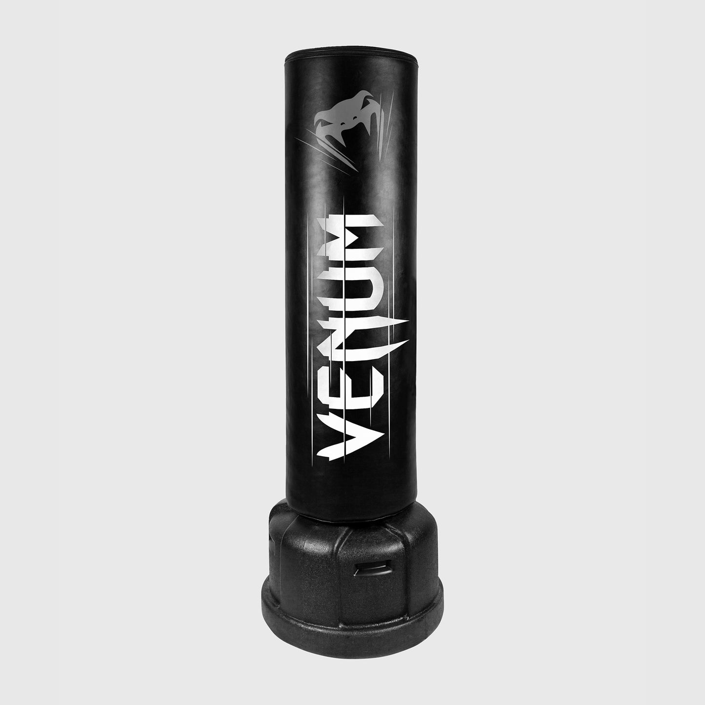 Venum Flex Standing Punching Bag-Black/White + Base