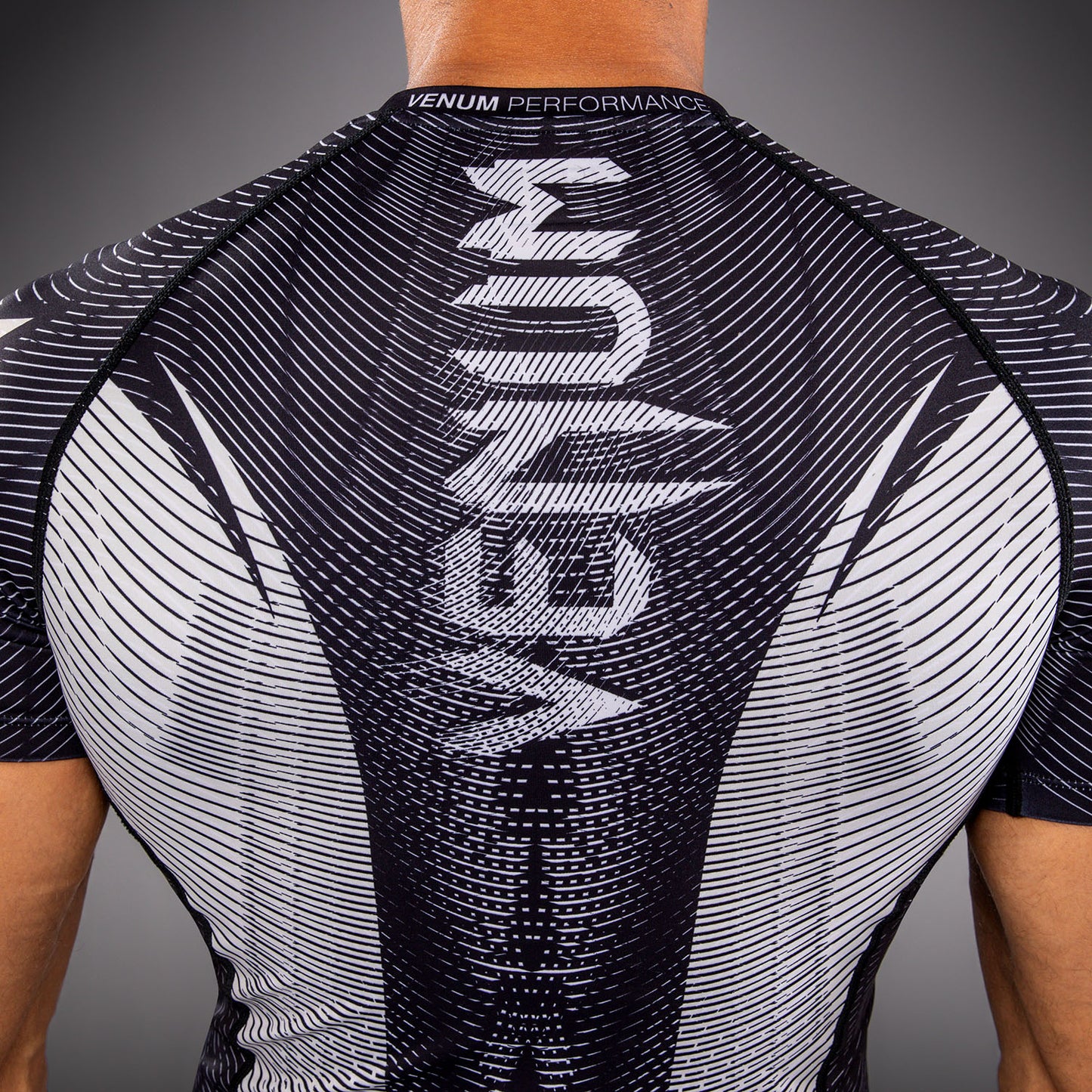 Venum Galactic 3.0 Short Sleeve Rashguard - Off-White/Black
