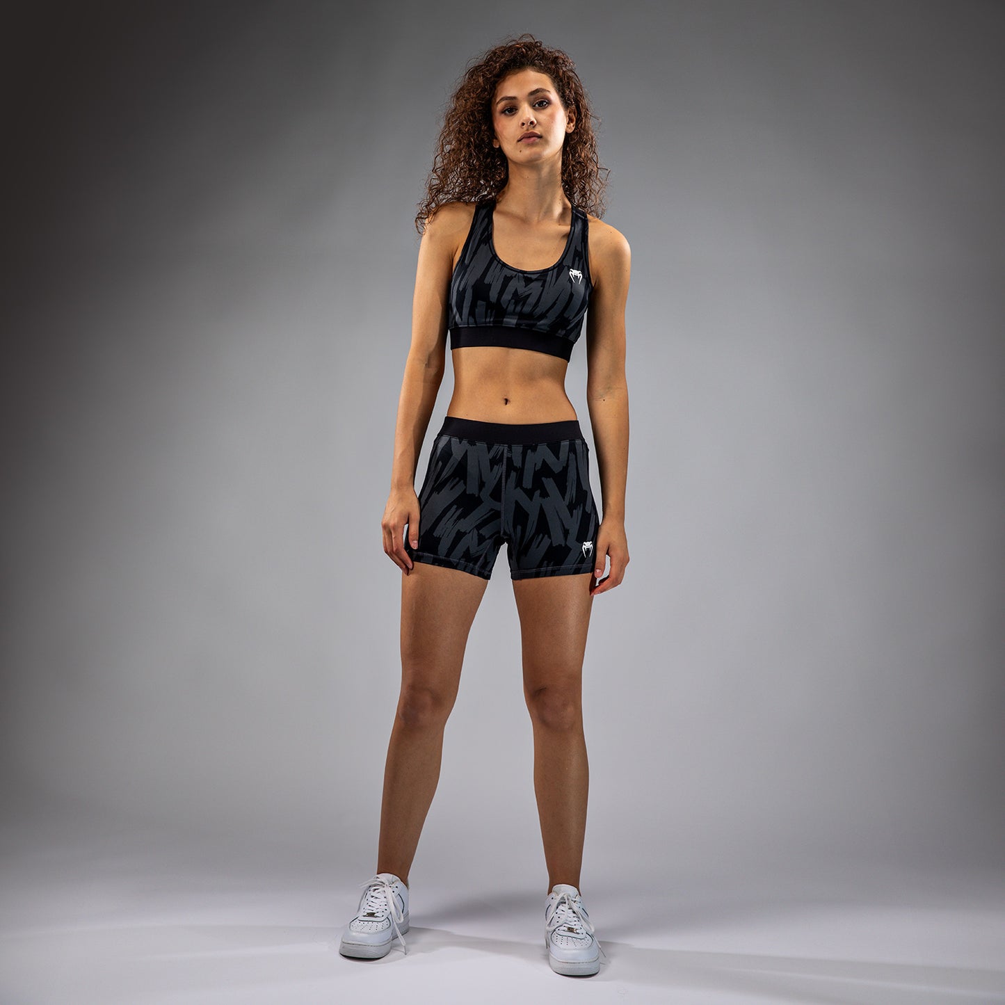 Venum Graffiti Women’s Compression Shorts - Urban Charcoal
