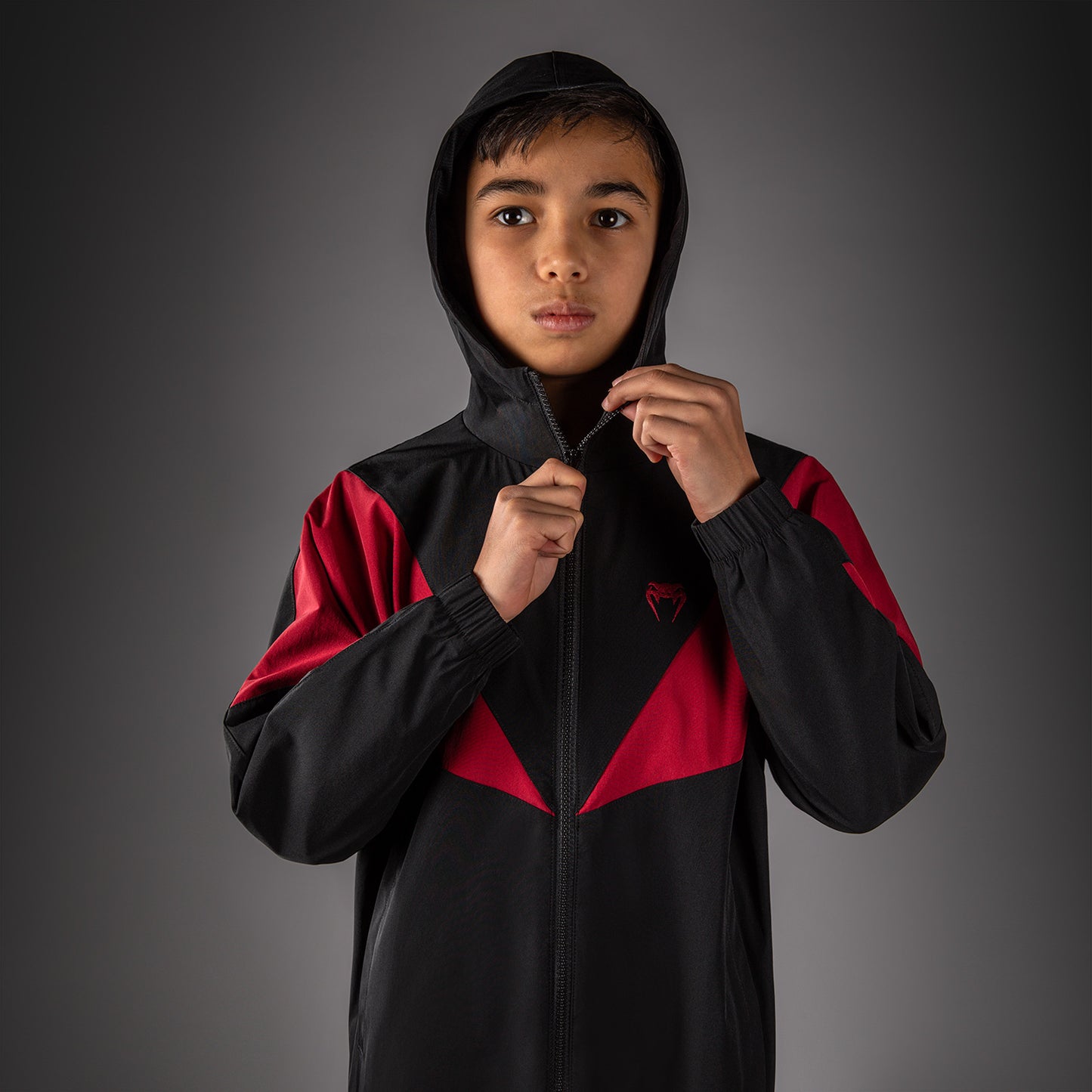 Venum Vectra Kids Track Jacket - Black/Red