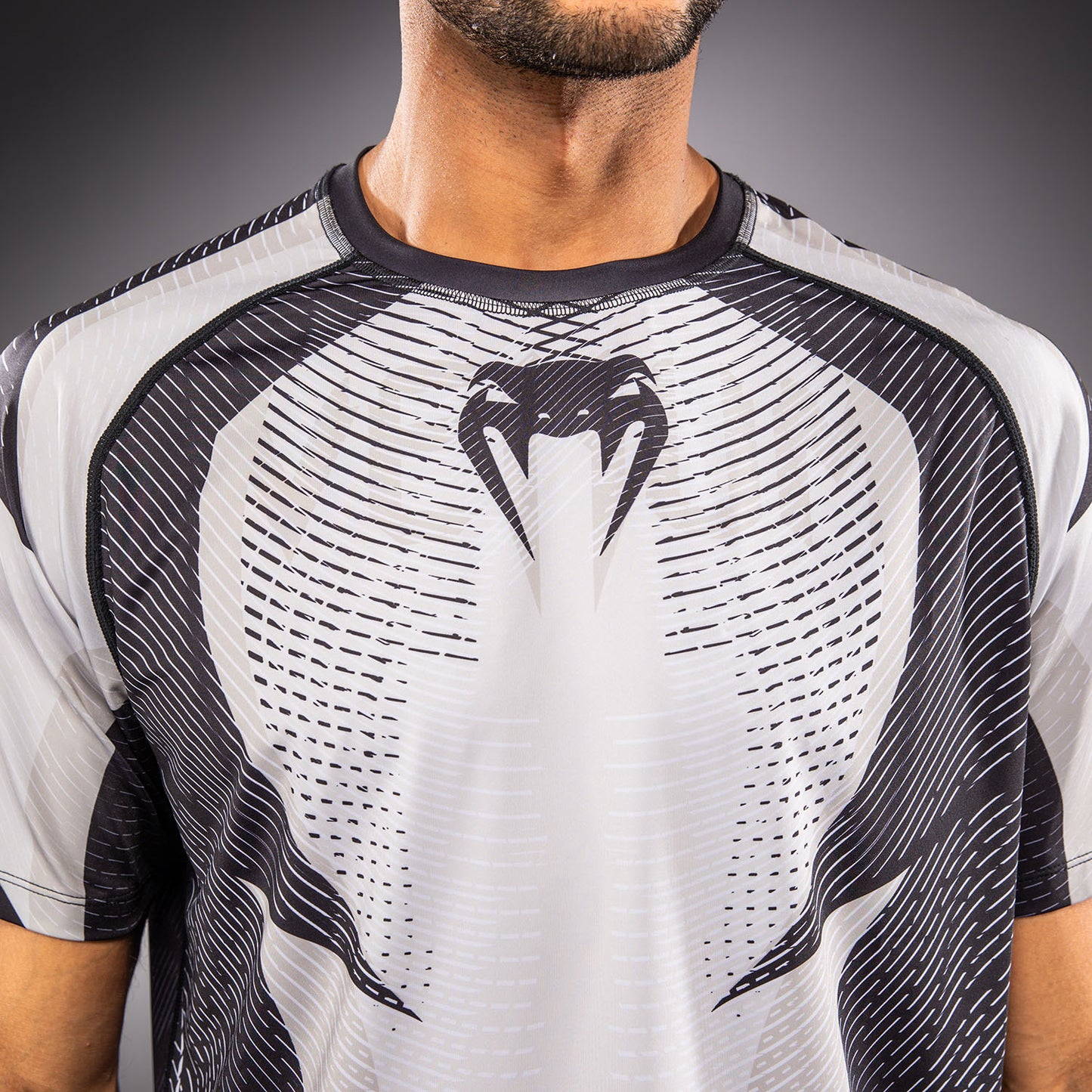 Venum Galactic 3.0 Dry Tech T-Shirt - Off-white/Black