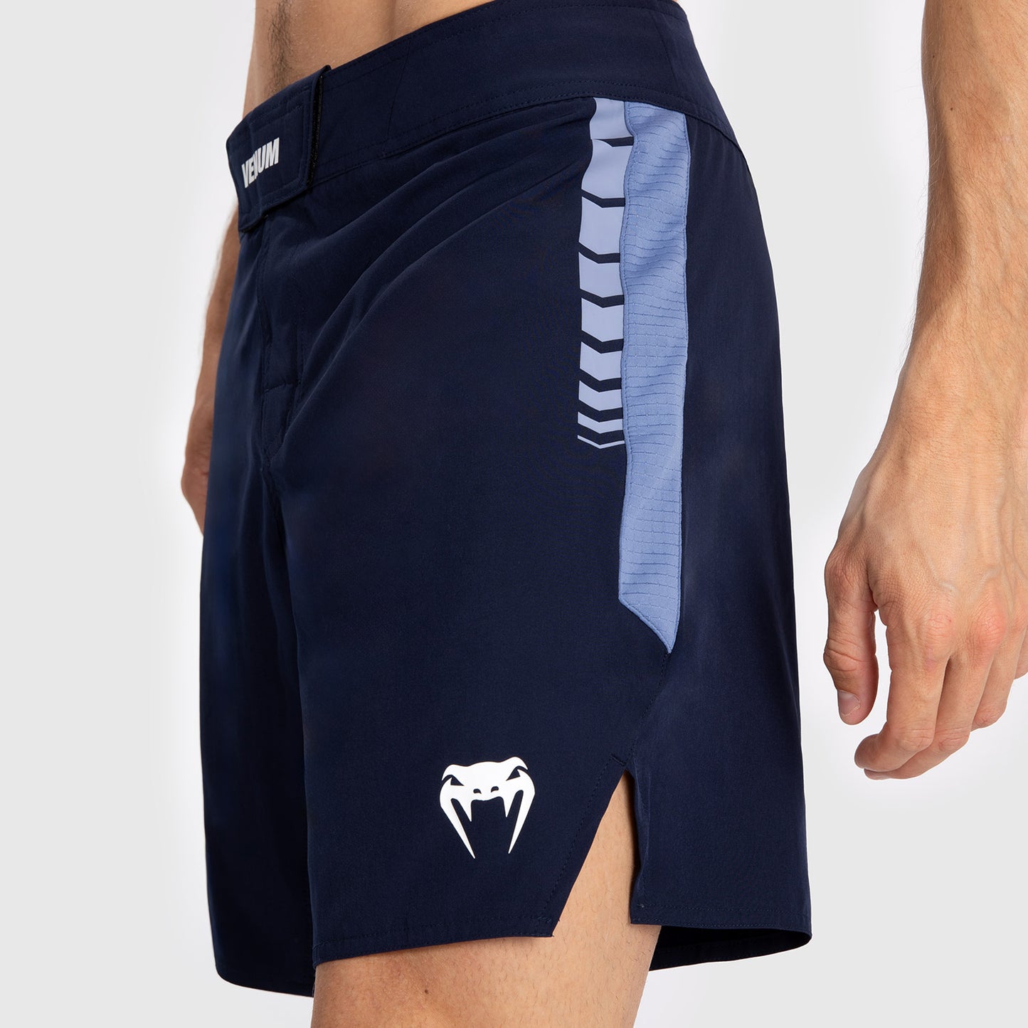 Venum Tempest Men's Fight Shorts - Navy Blue/Blue