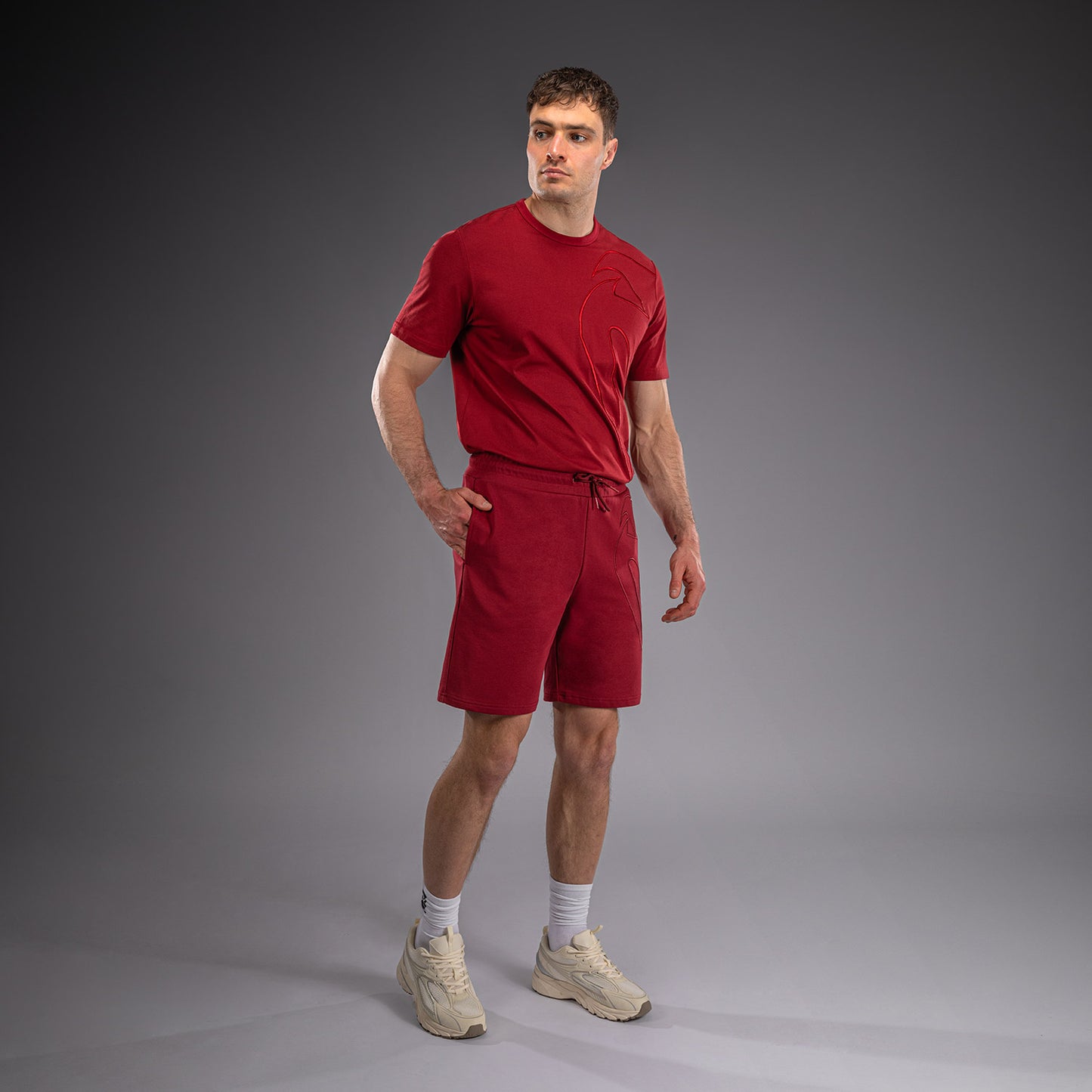 Venum Giant 3D Cotton Shorts - Red