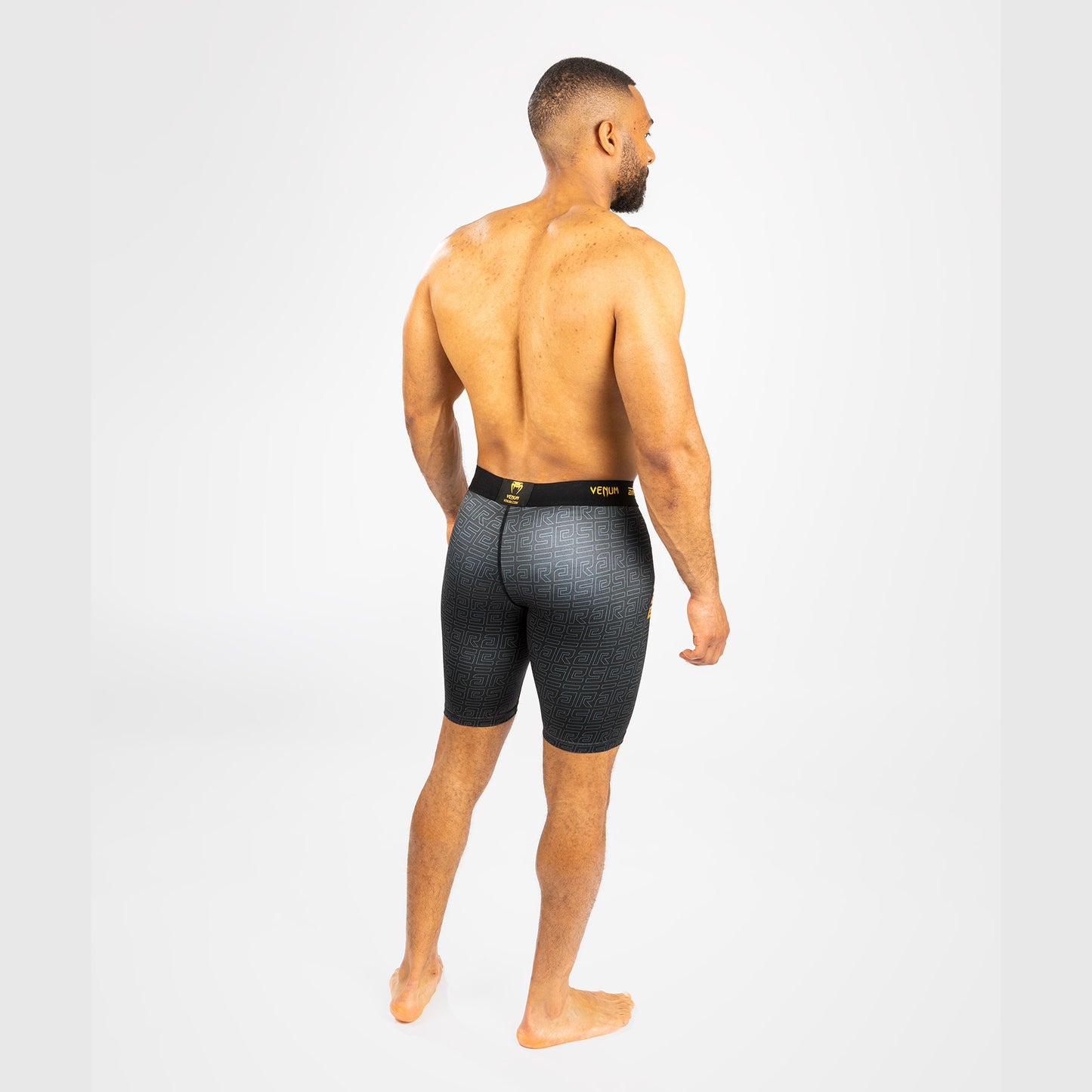 Venum x Ares Men’s Vale Tudo Shorts - Black/Gold