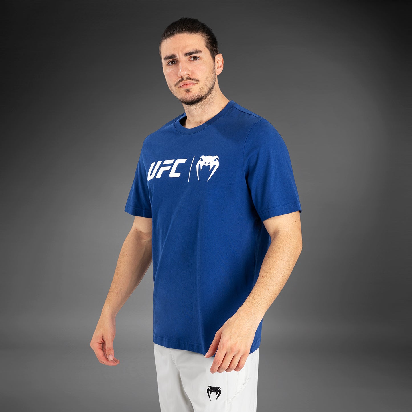UFC Venum Classic  T-Shirt - Navy Blue/White