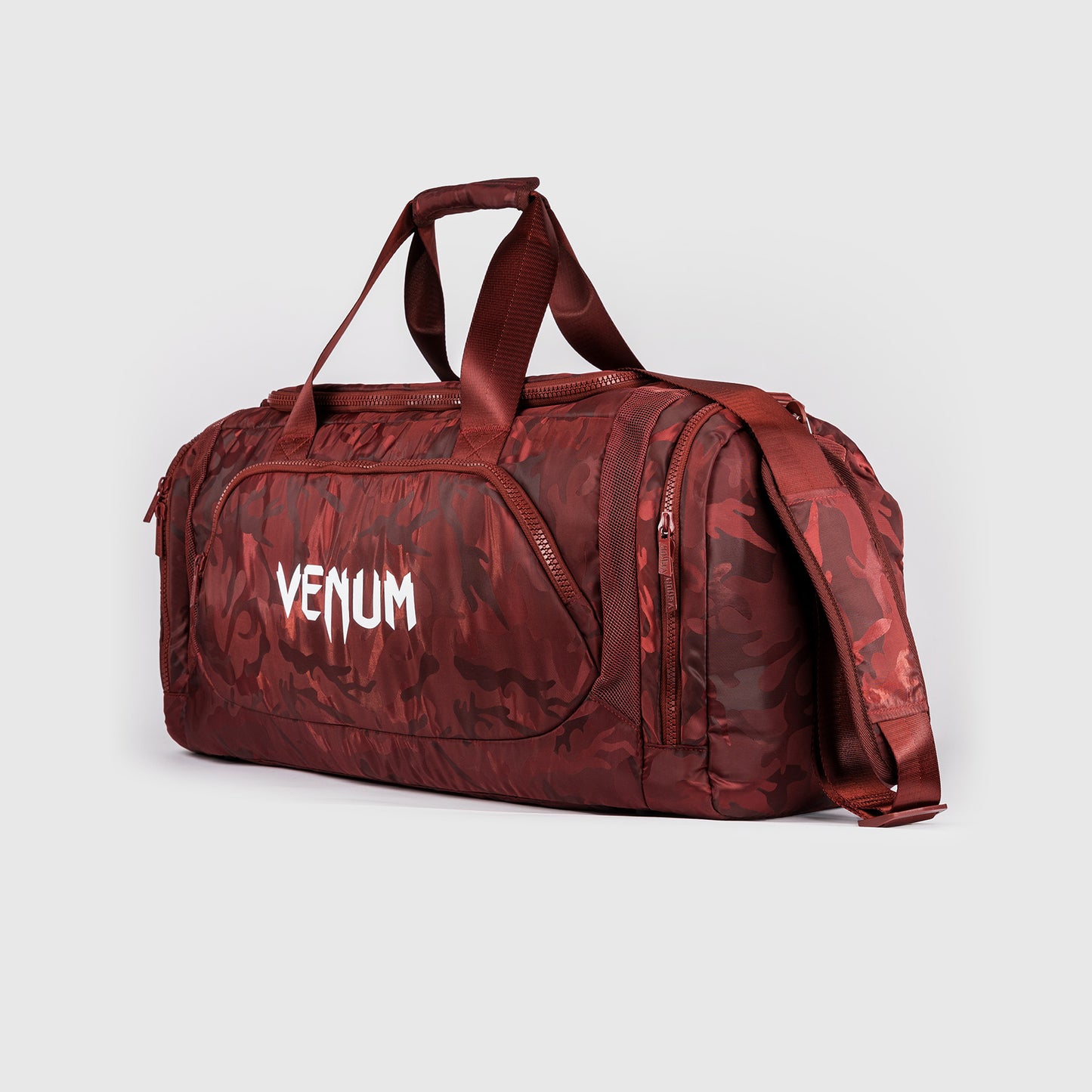 Venum Trainer Lite Sports Bag - Camo/Burgundy