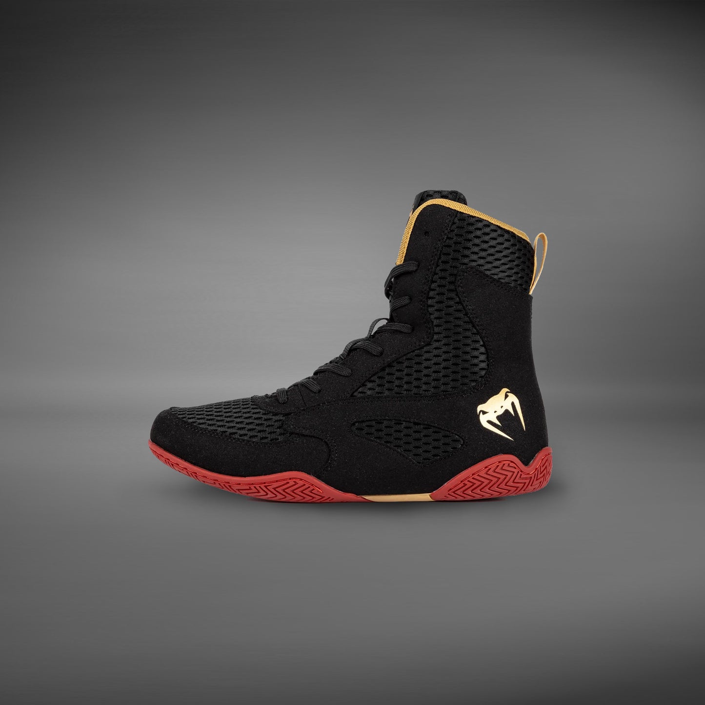 Venum Contender Boxing Shoes - Black/Gold/Red