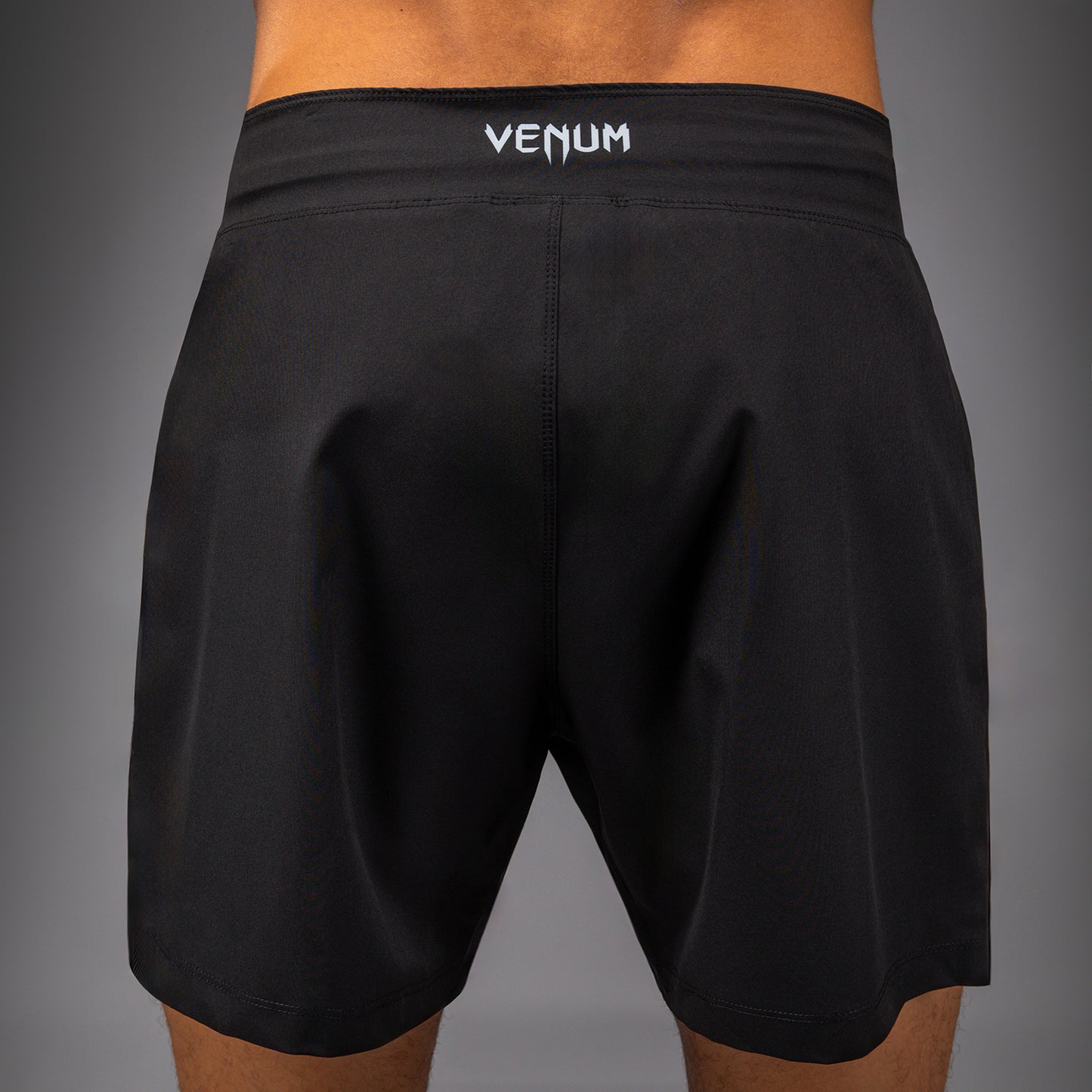 Venum No Gi Fightshorts - Black/ Silver Grey
