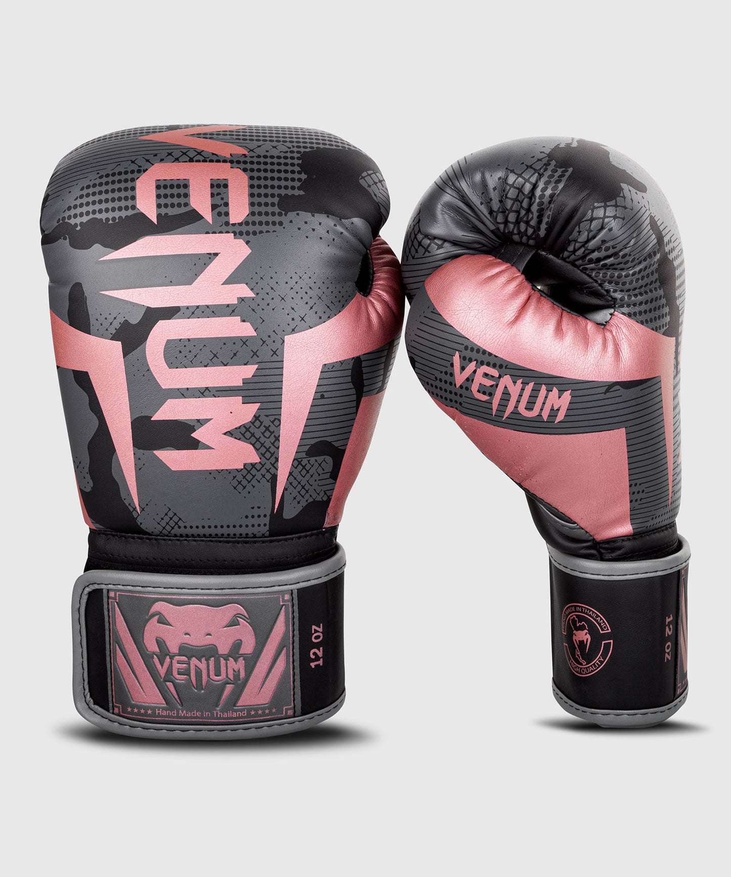 Venum Elite Boxing Gloves – Camo/Pink