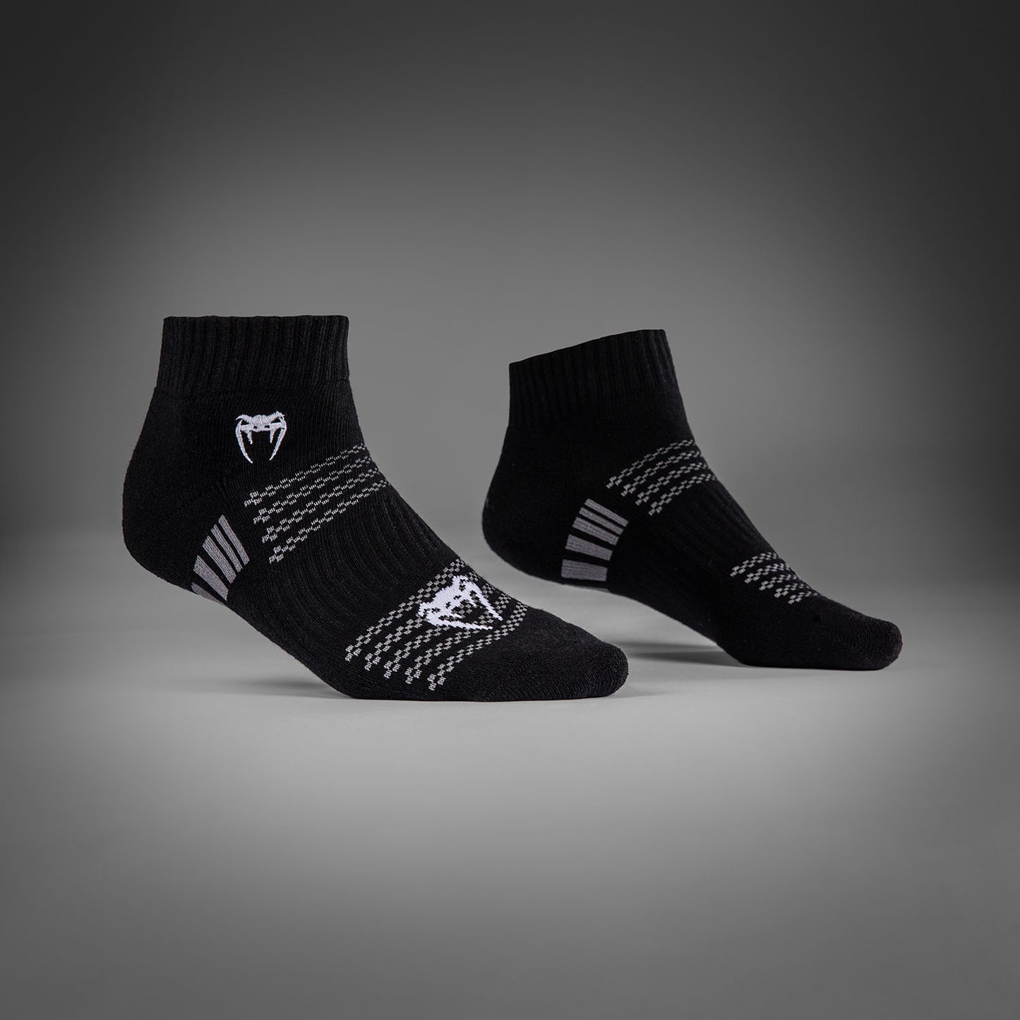 Venum Vector Ankle Socks 3 Pack - Black/Grey
