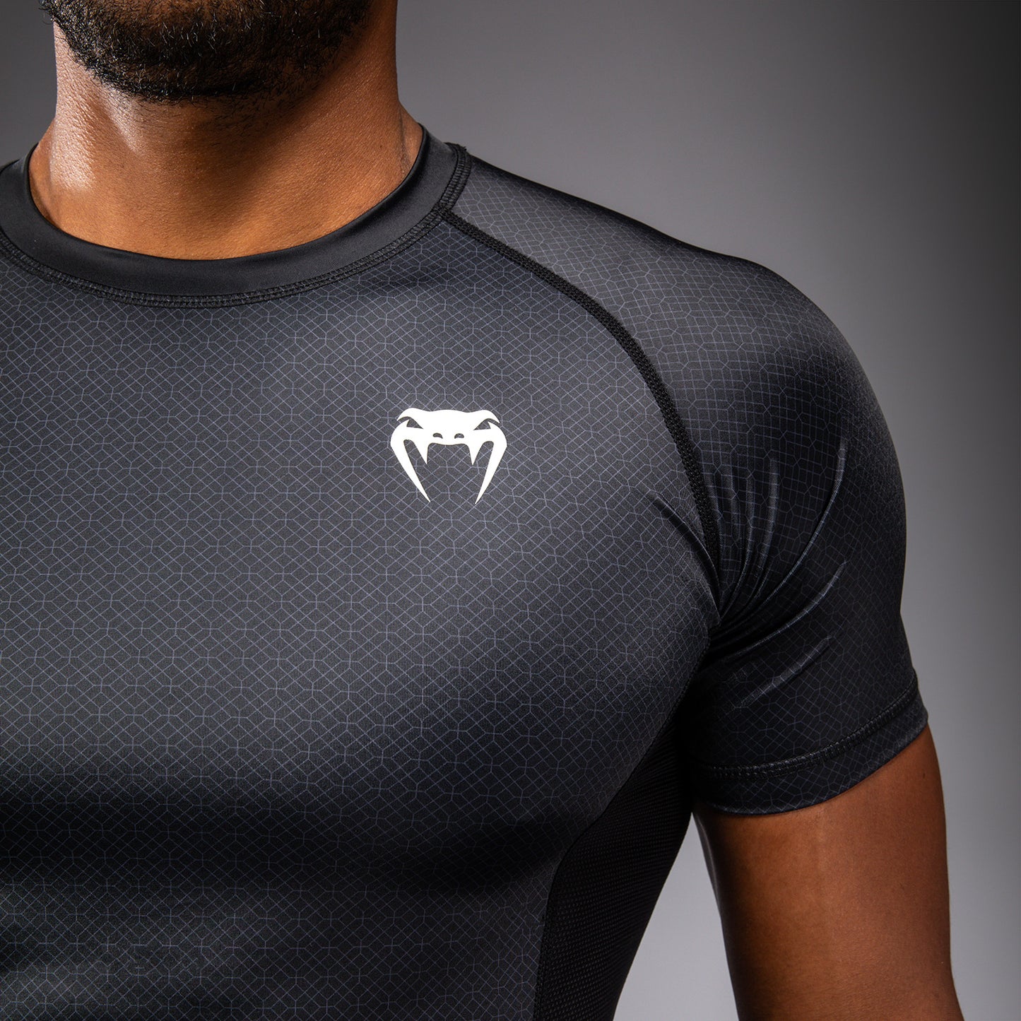 Venum x Roger Gracie Academy Short Sleeve Rashguard - Black