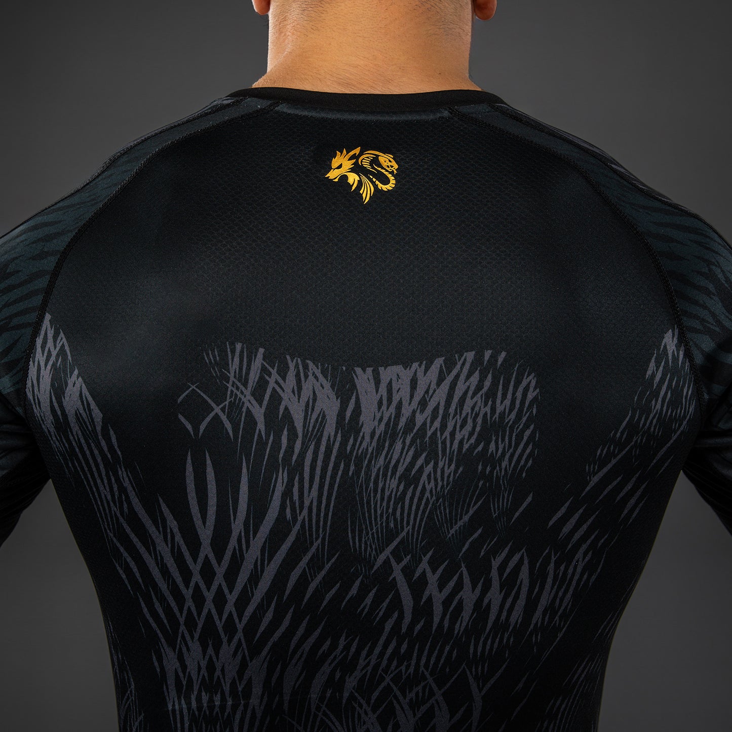 Venum x Chimaev Long Sleeve Rashguard - Black/Grey