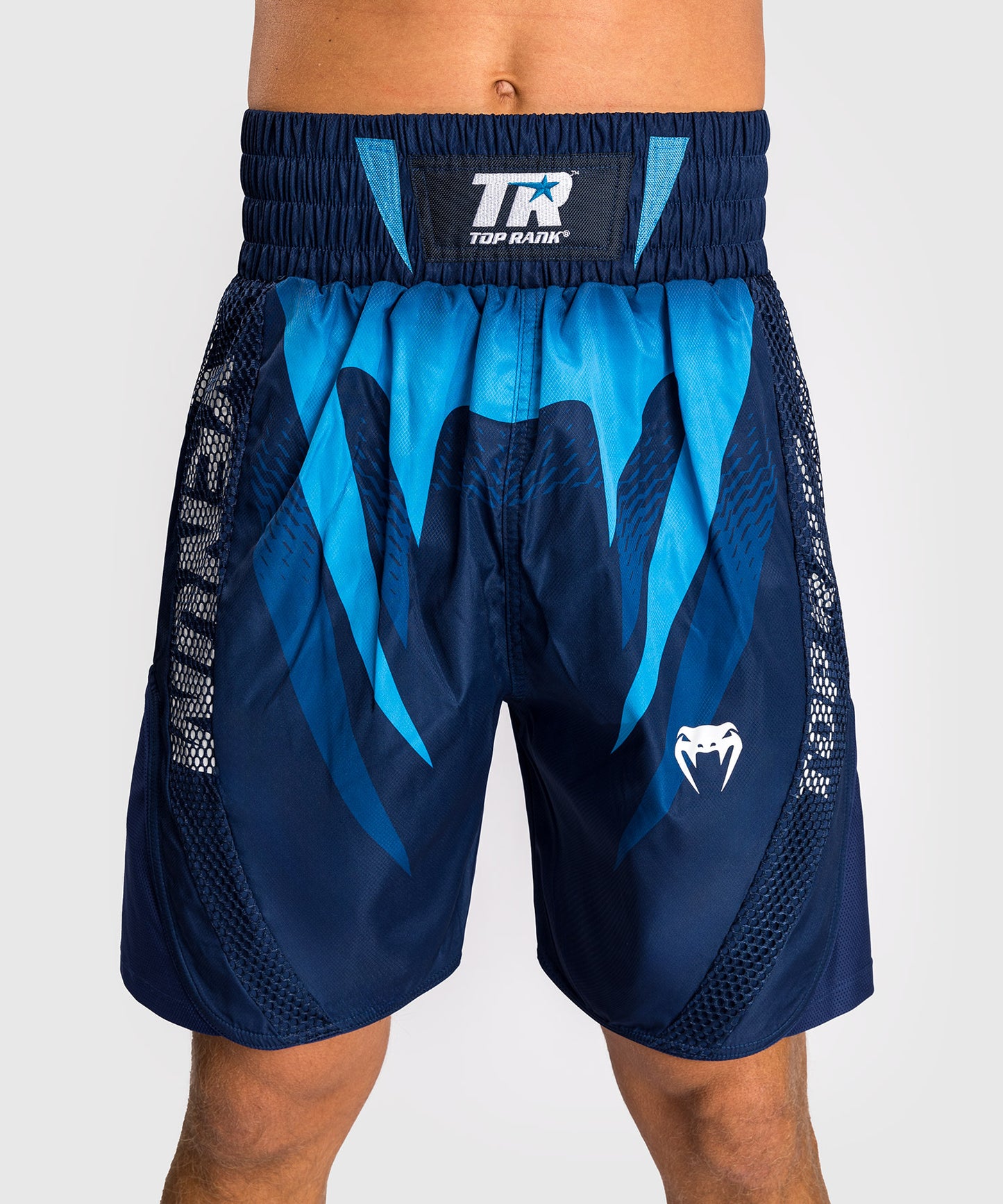 Venum x Top Rank Original Men's Boxing Shorts - Navy Blue