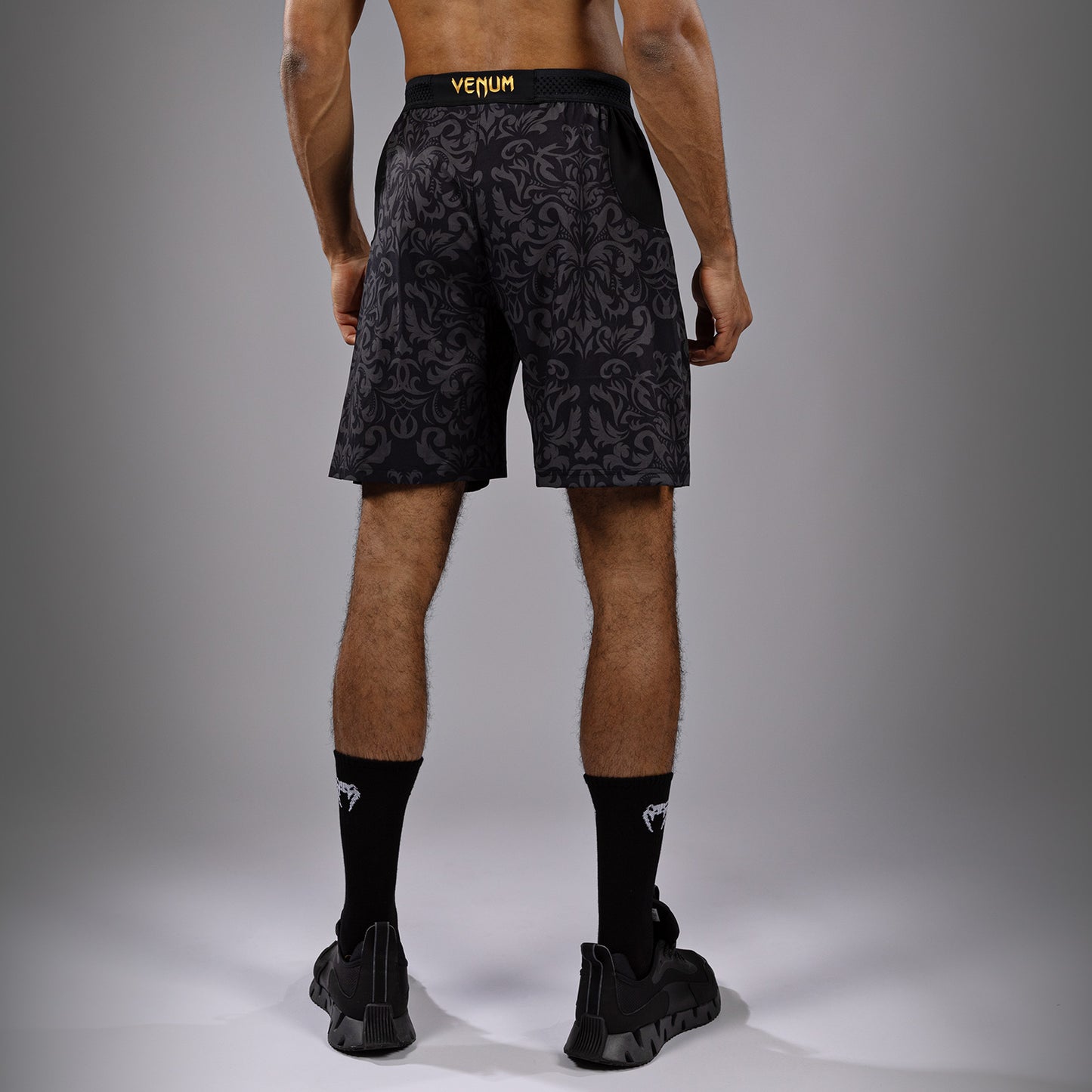 Venum x Topuria Unmatched Edition Training Shorts - Black/Gold