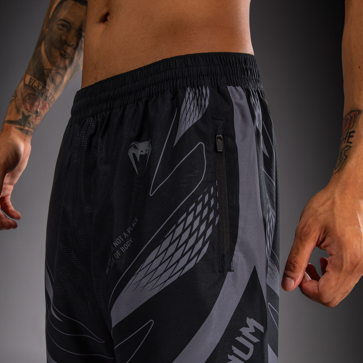 Venum Amazonia Reborn Training Shorts - Black/Grey