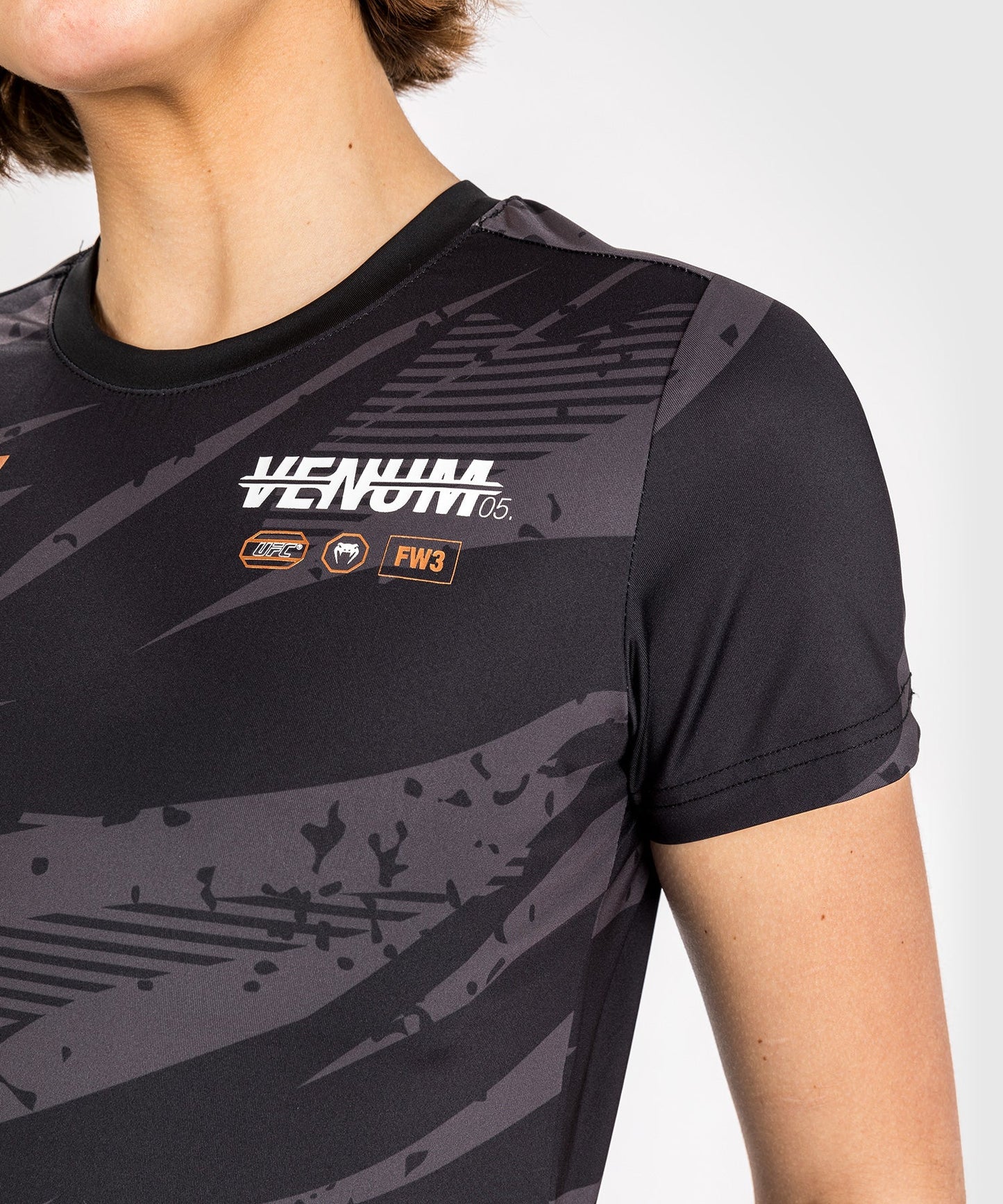 UFC Adrenaline by Venum Fight Week Women’s Dry-Tech T-shirt - Urban Camo