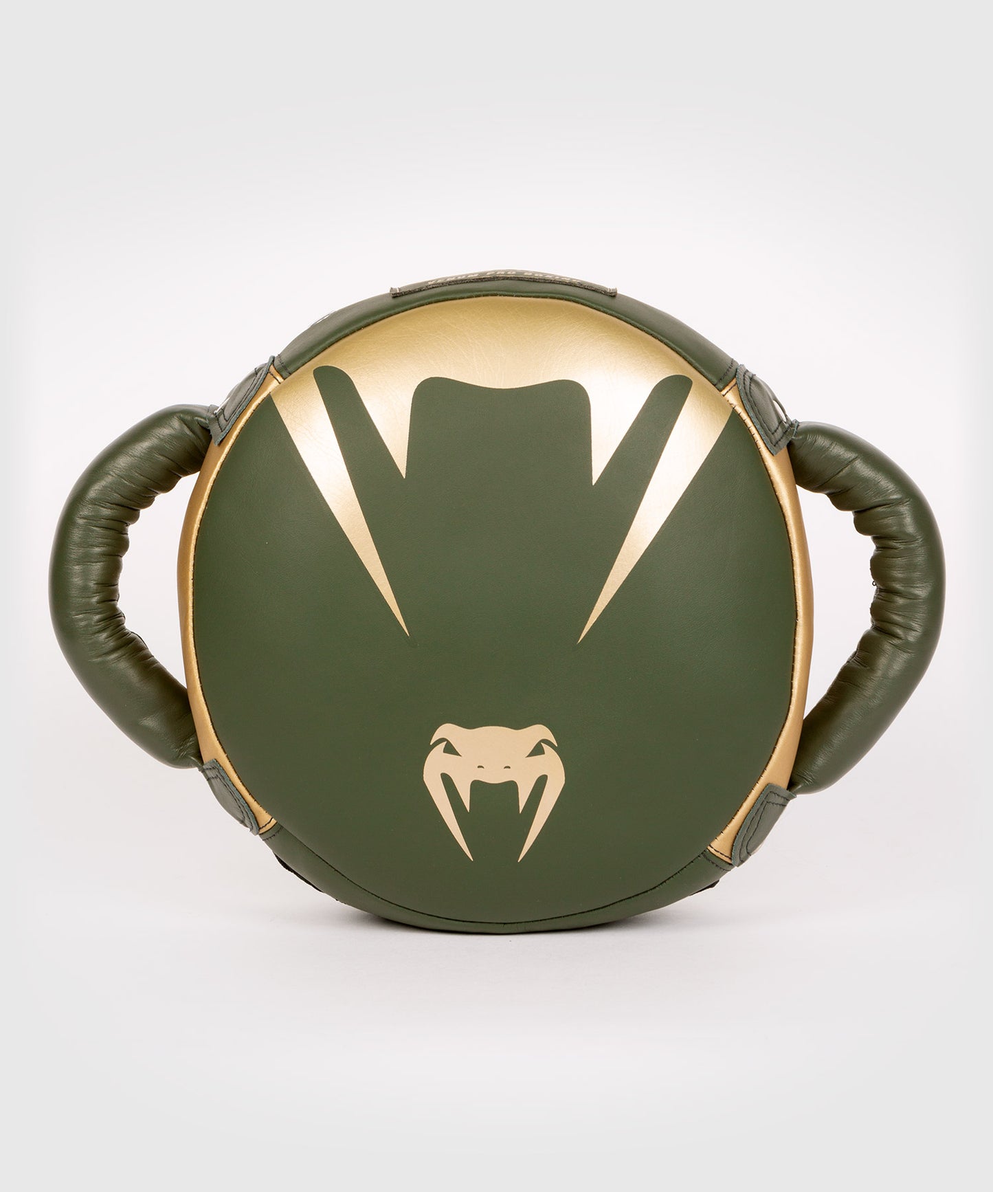 Venum Pro Boxing Mini Round Punch Shield - Khaki/Gold