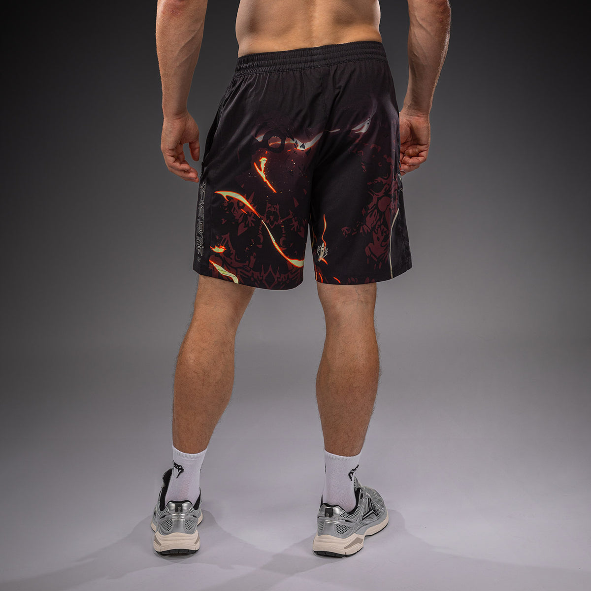 Jujutsu Kaisen x Venum Sukuna Training Shorts - Black/Beige
