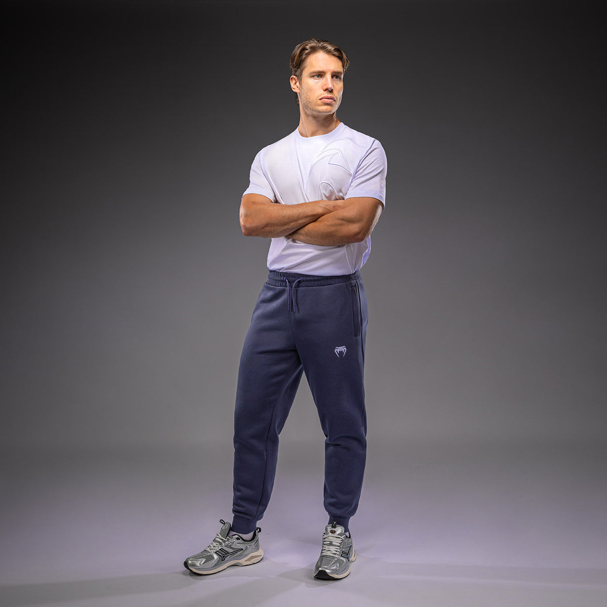 Venum Attack Fleece & Weave Joggers - Blue