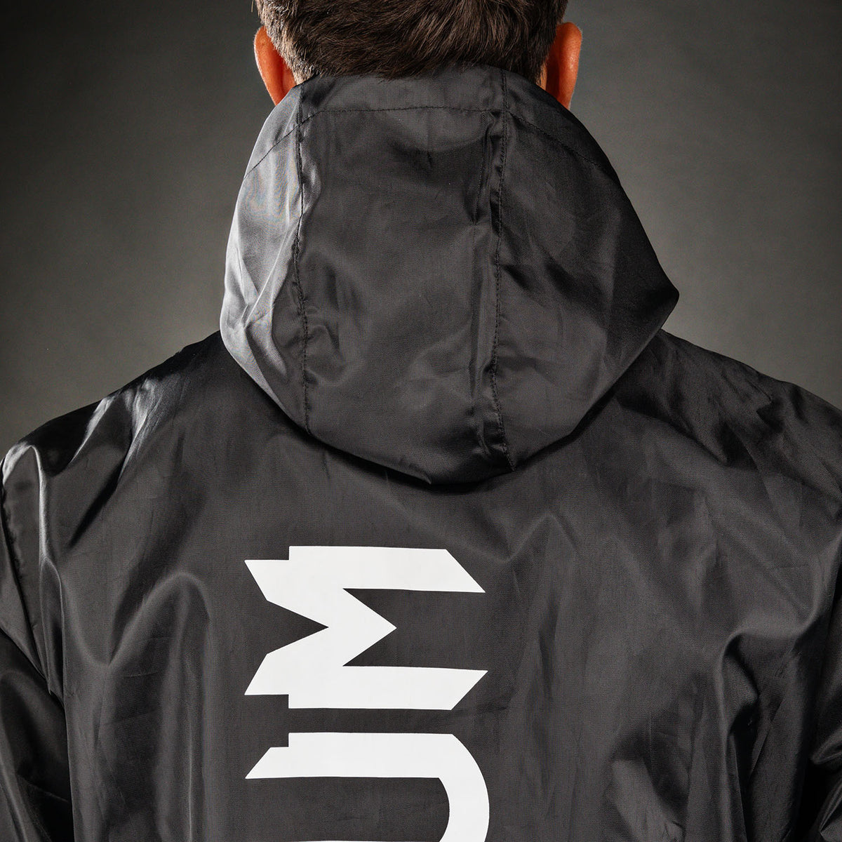 Venum MX Basics Long Rain Jacket - Black/White