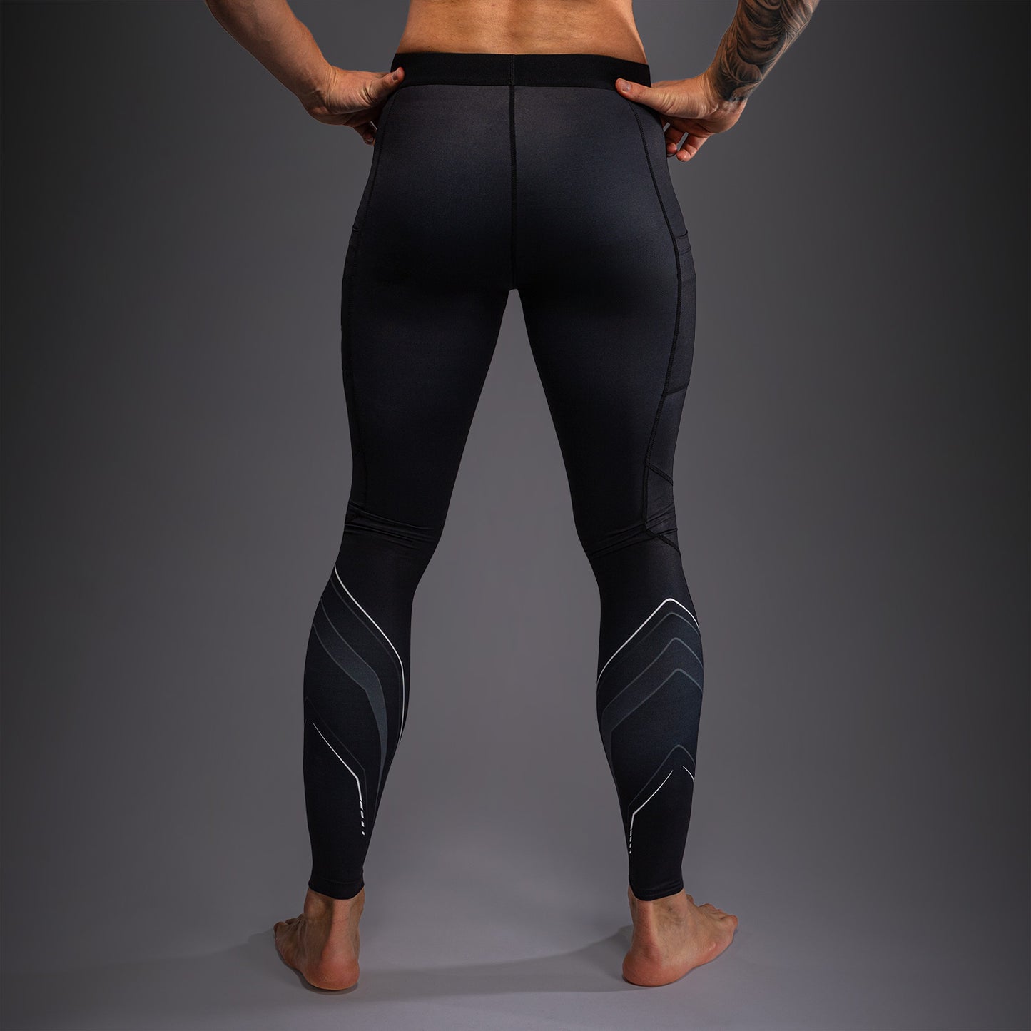 Venum Streamline Spats - Black/White